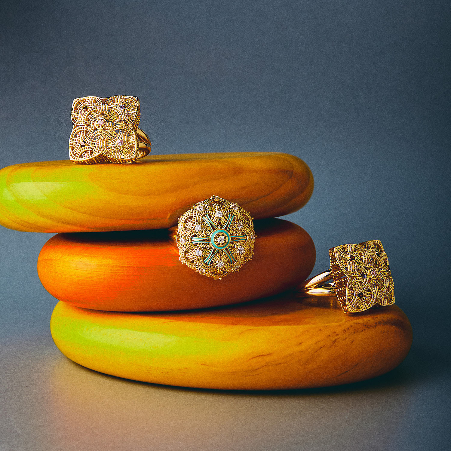 18K Cimera Gold Ring