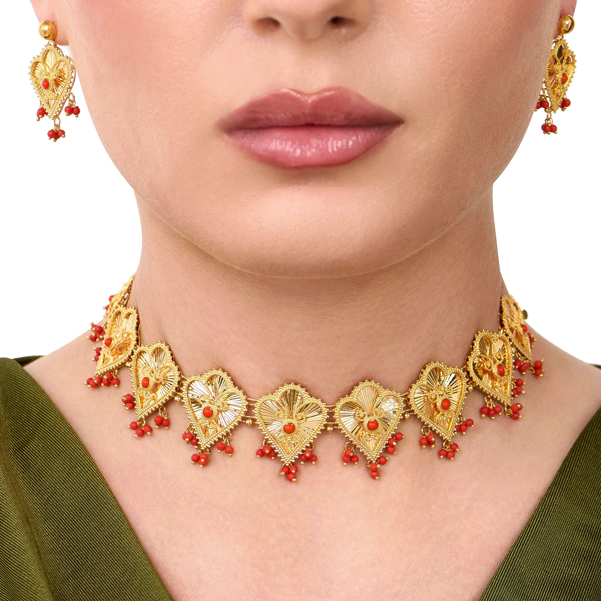 21K Traditional Gold Set from Al Door Collection