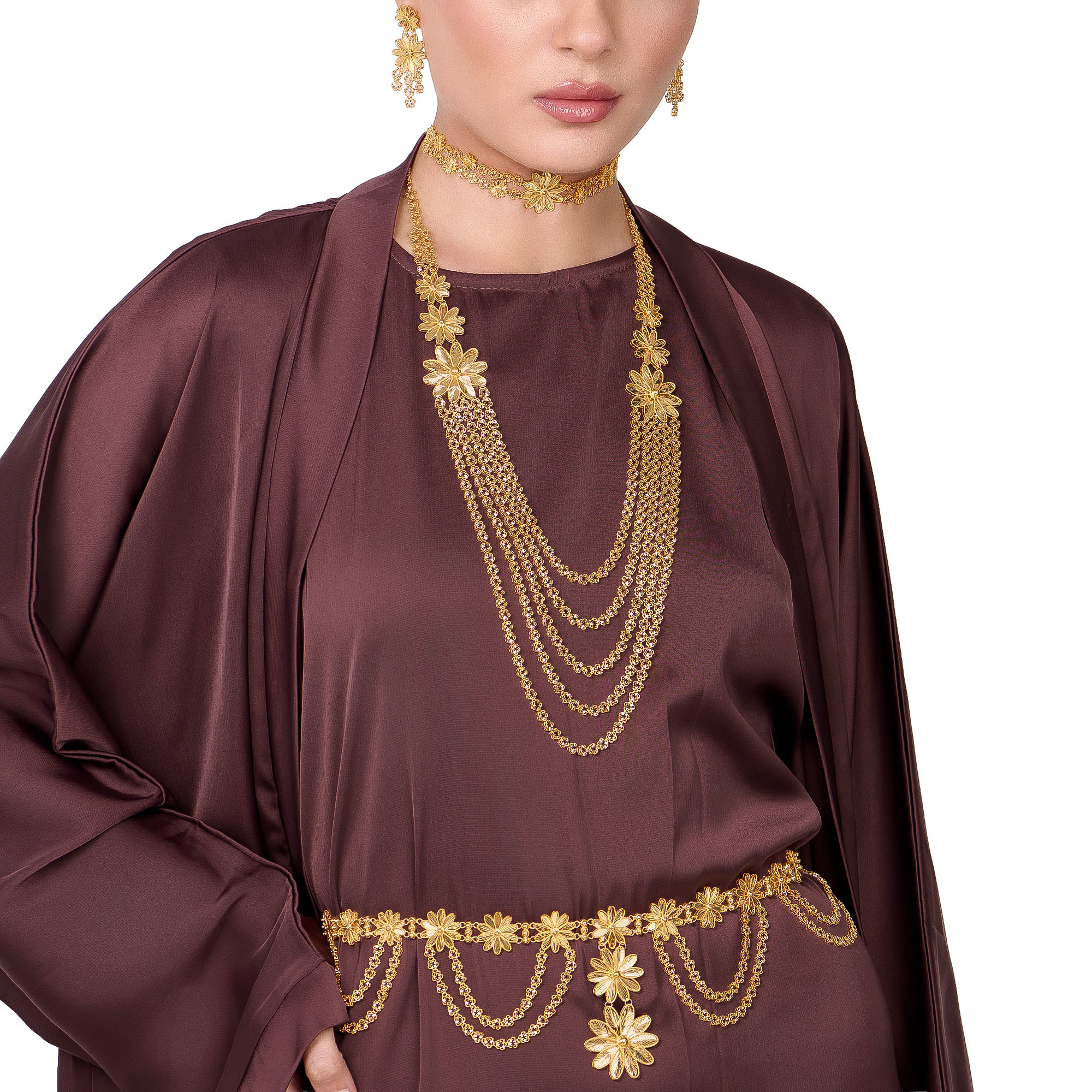 21K Traditional Gold Set from Wardah Collection
