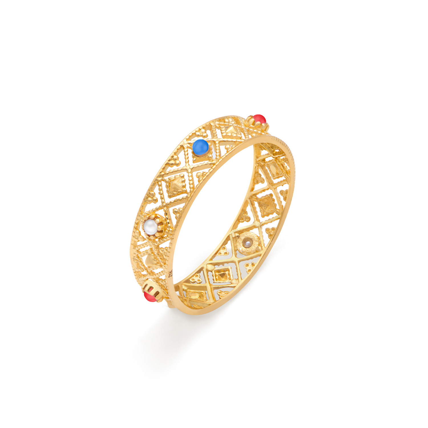 21K Classic Charm Gold Ring