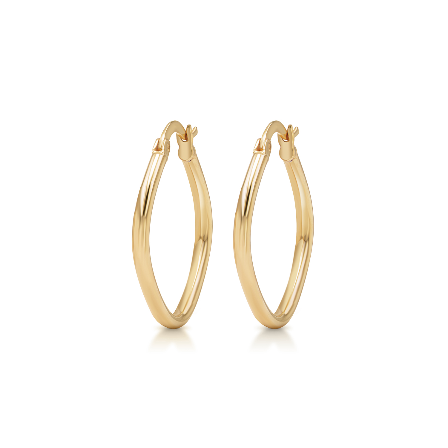 21k Gold Cadre Earrings