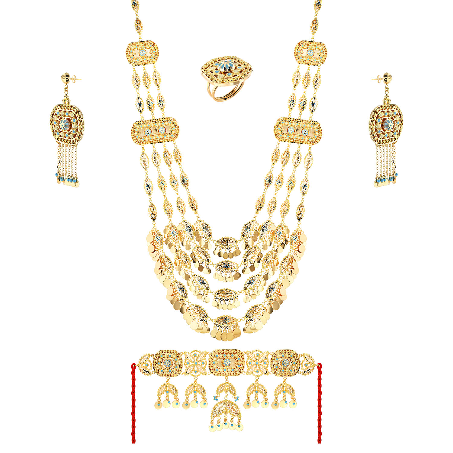 21K Sun Traditional Gold Set