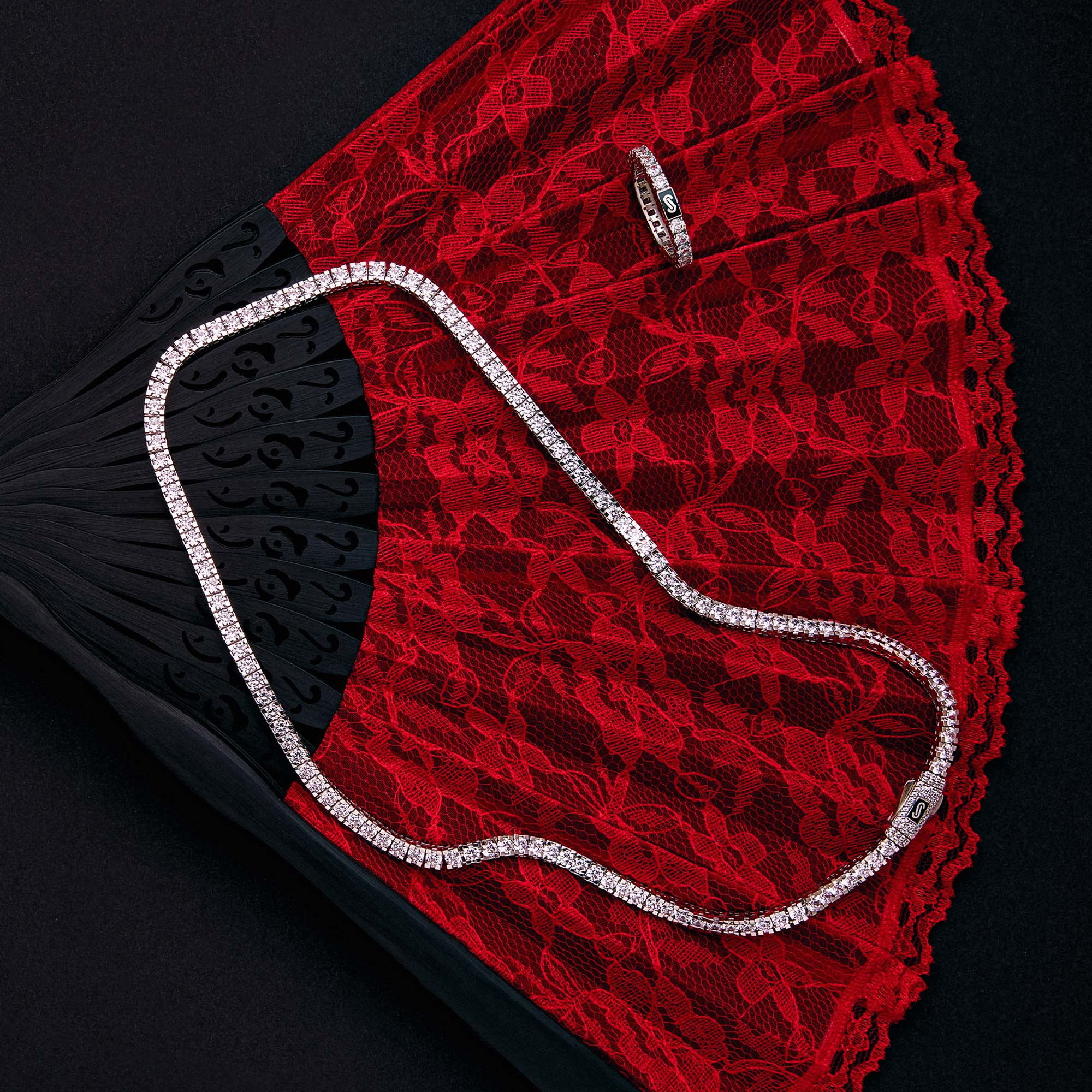 طقم فيتانسي بزركون من موناكو تشين