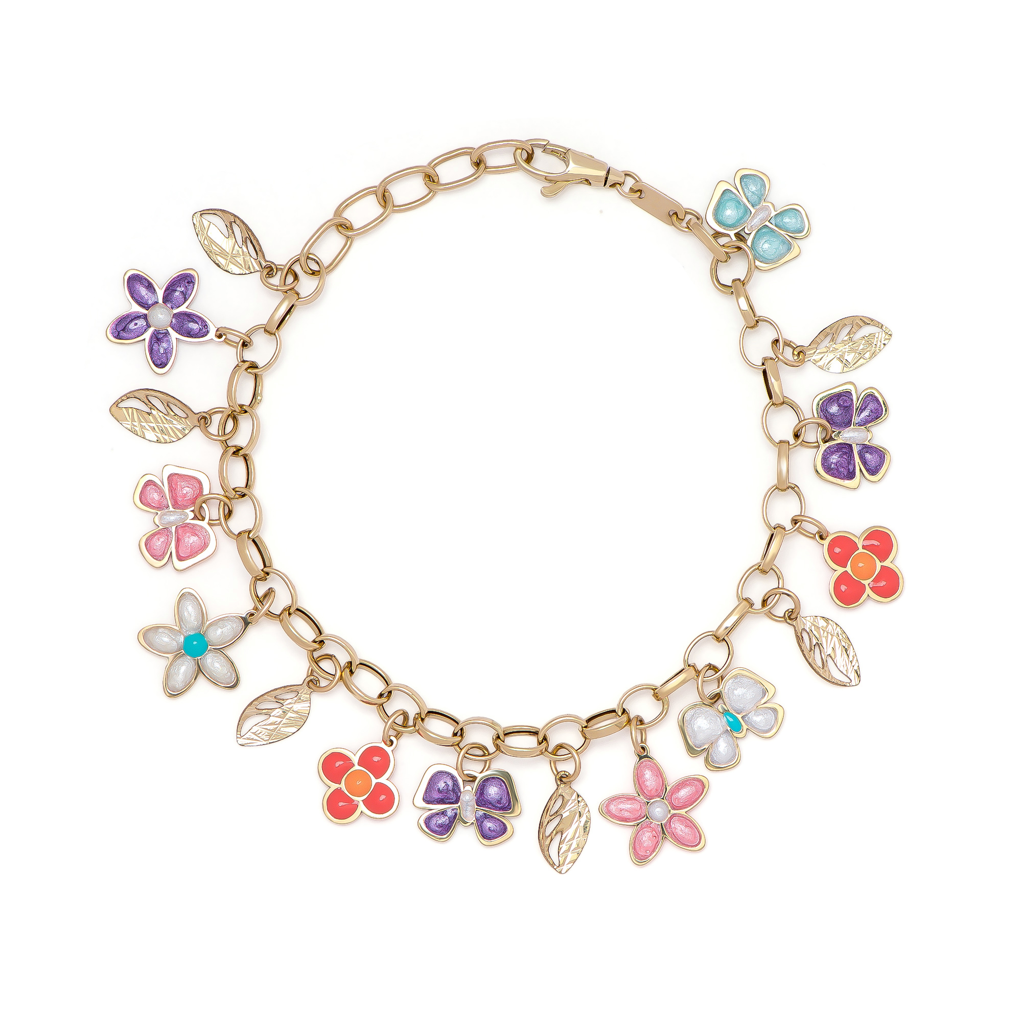 18K Flouri Gold Bracelet