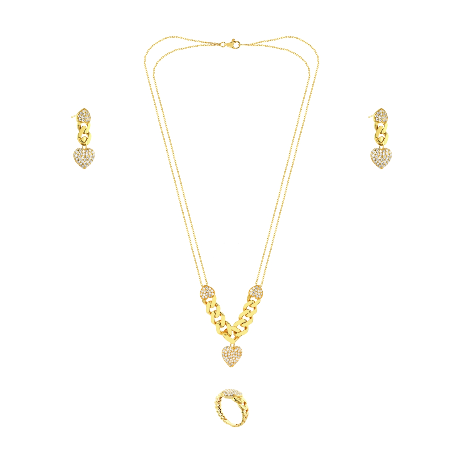 21K Heartbeat Gold Set