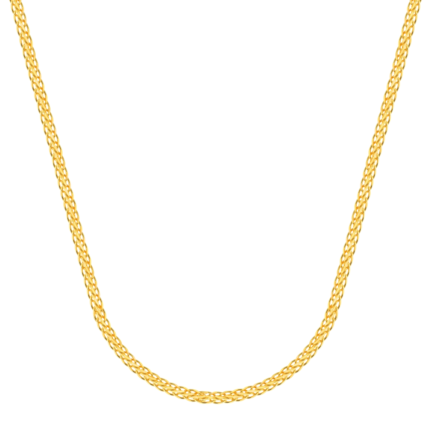 21K Twist Chain Necklace