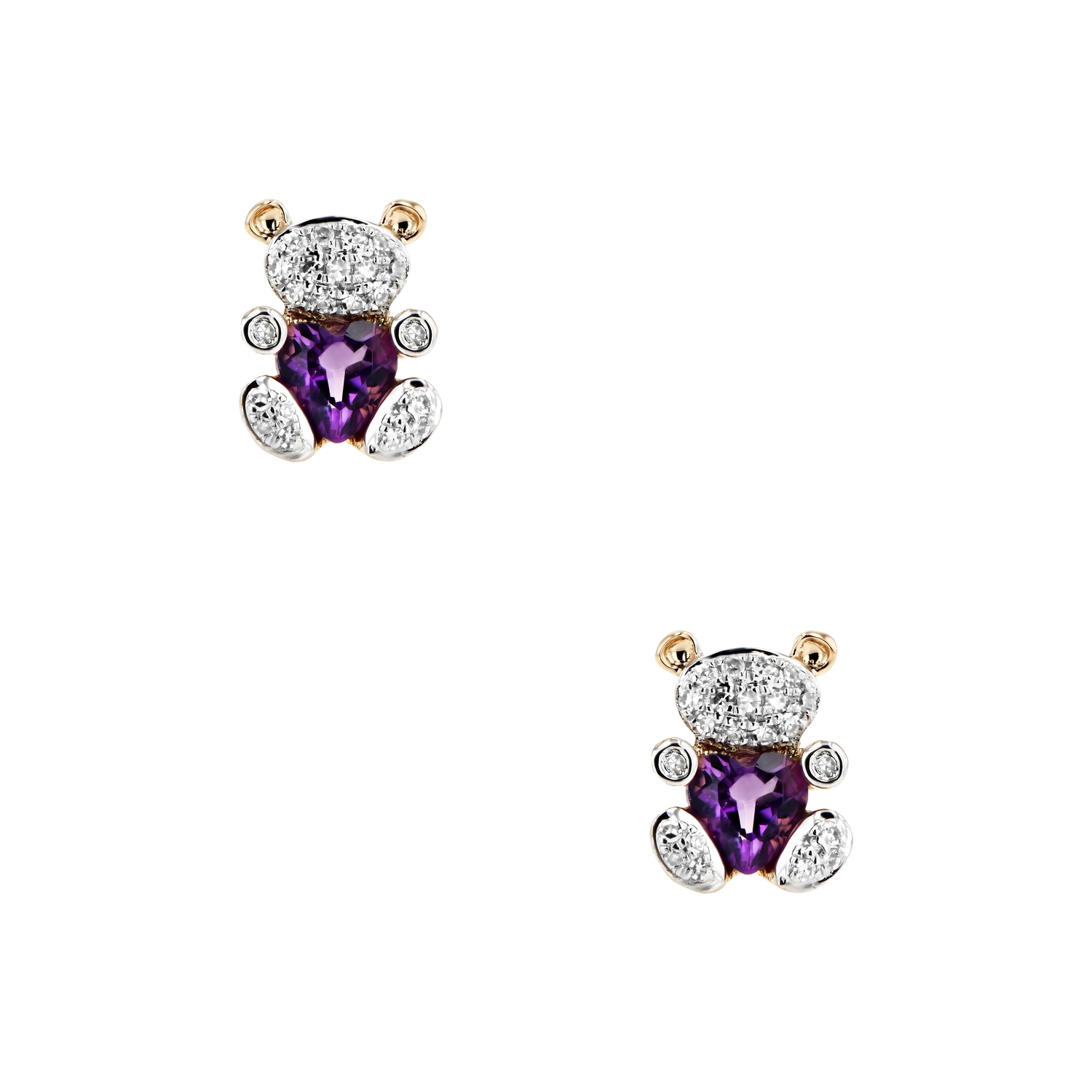 0.01CT Diamond Earring