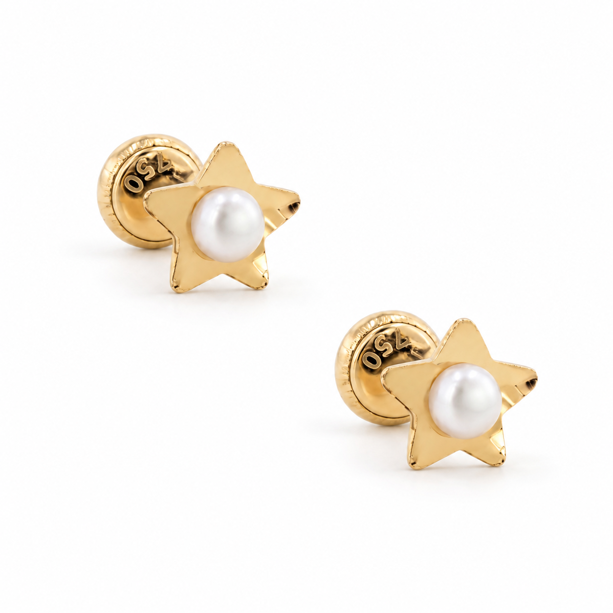 Gold earrings