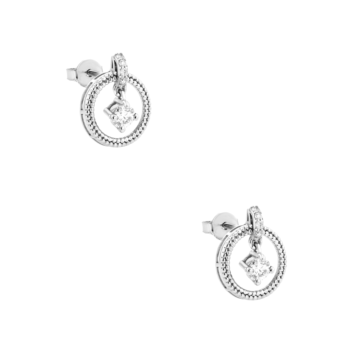 0.48CT Diamond Earring