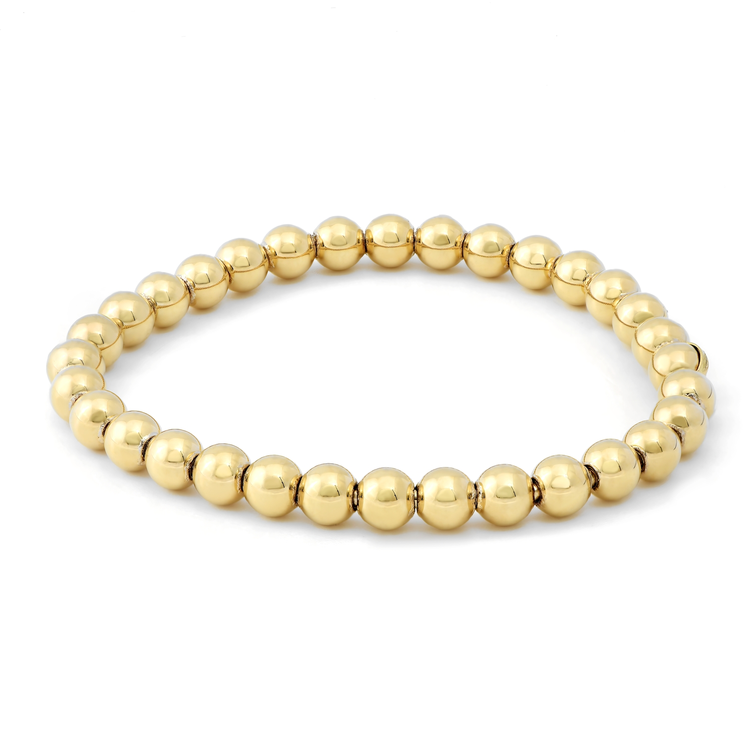 Orb 18K Gold Beaded Bracelet