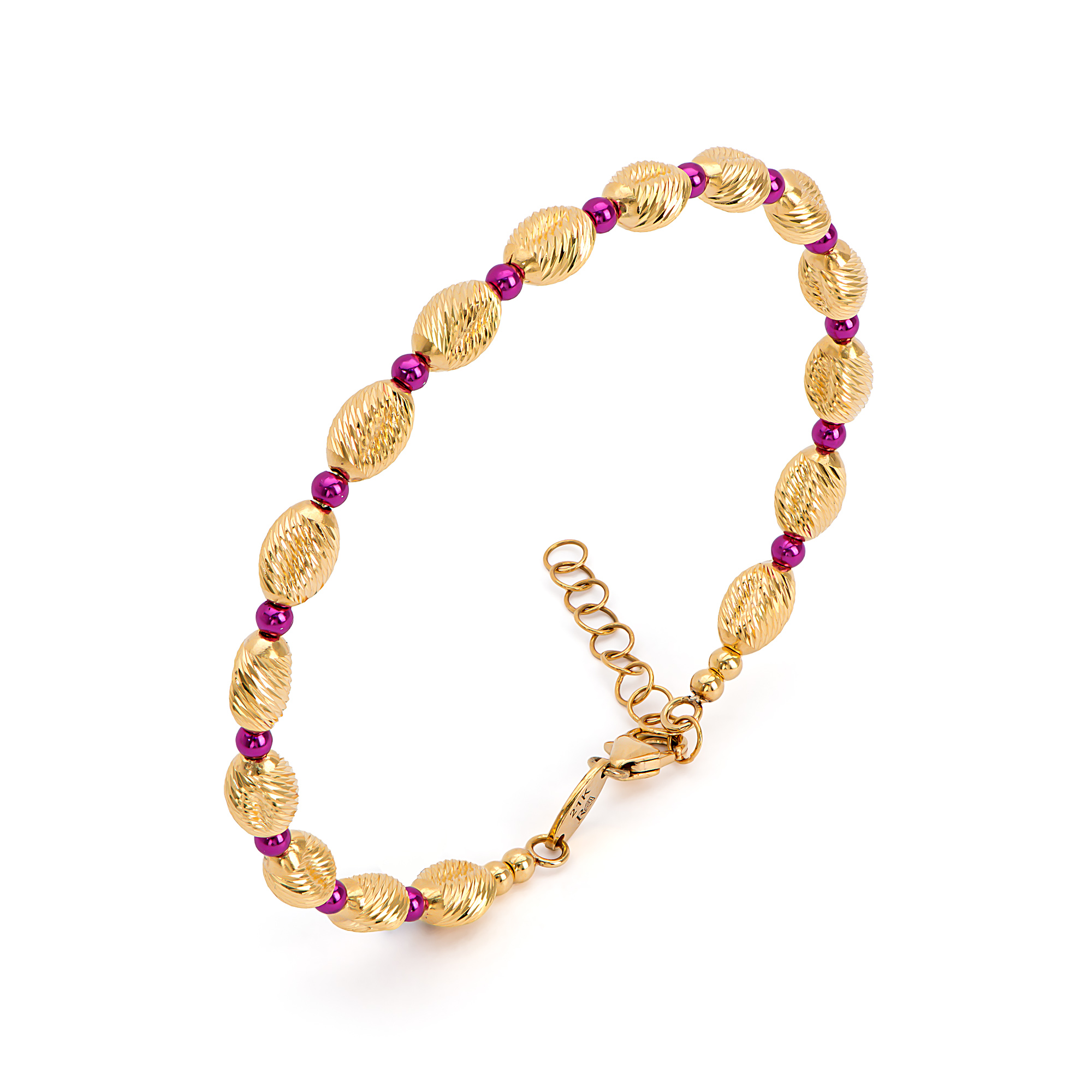 18K Thudor Beaded Gold Bracelet