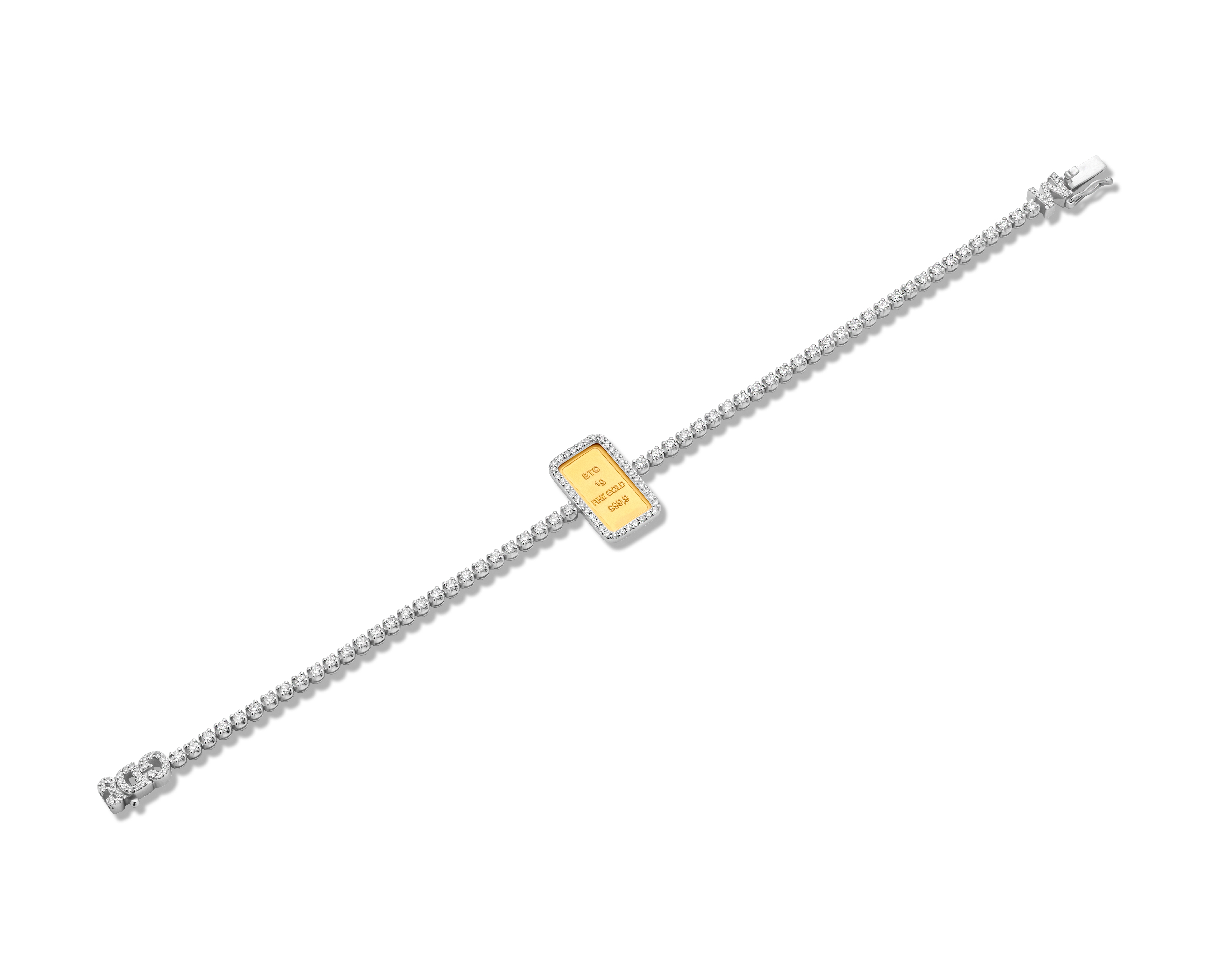 BullionFit Gold Bar Diamond Bracelet Frame