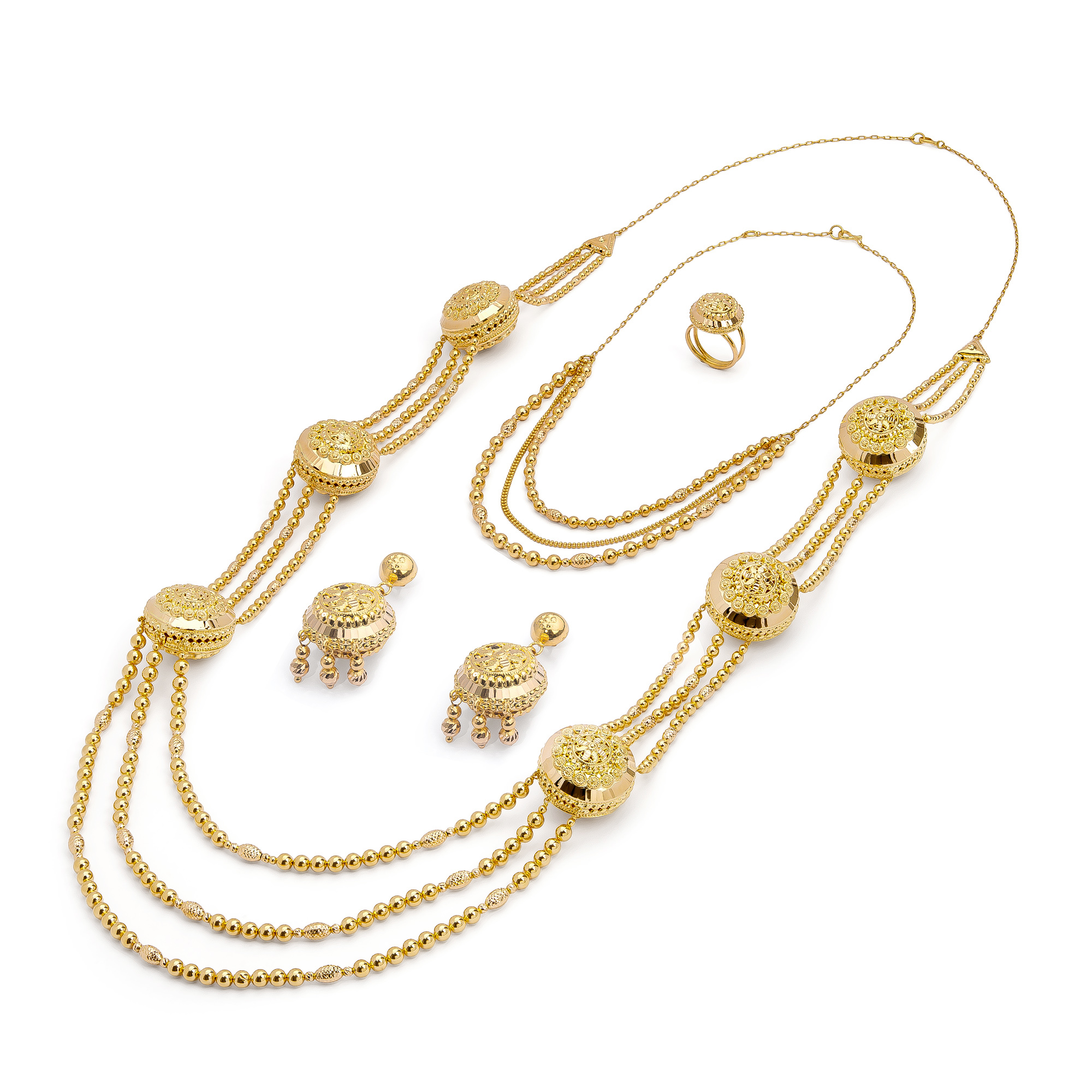21K Tuhfat Al-Dhahab Traditional Gold Set