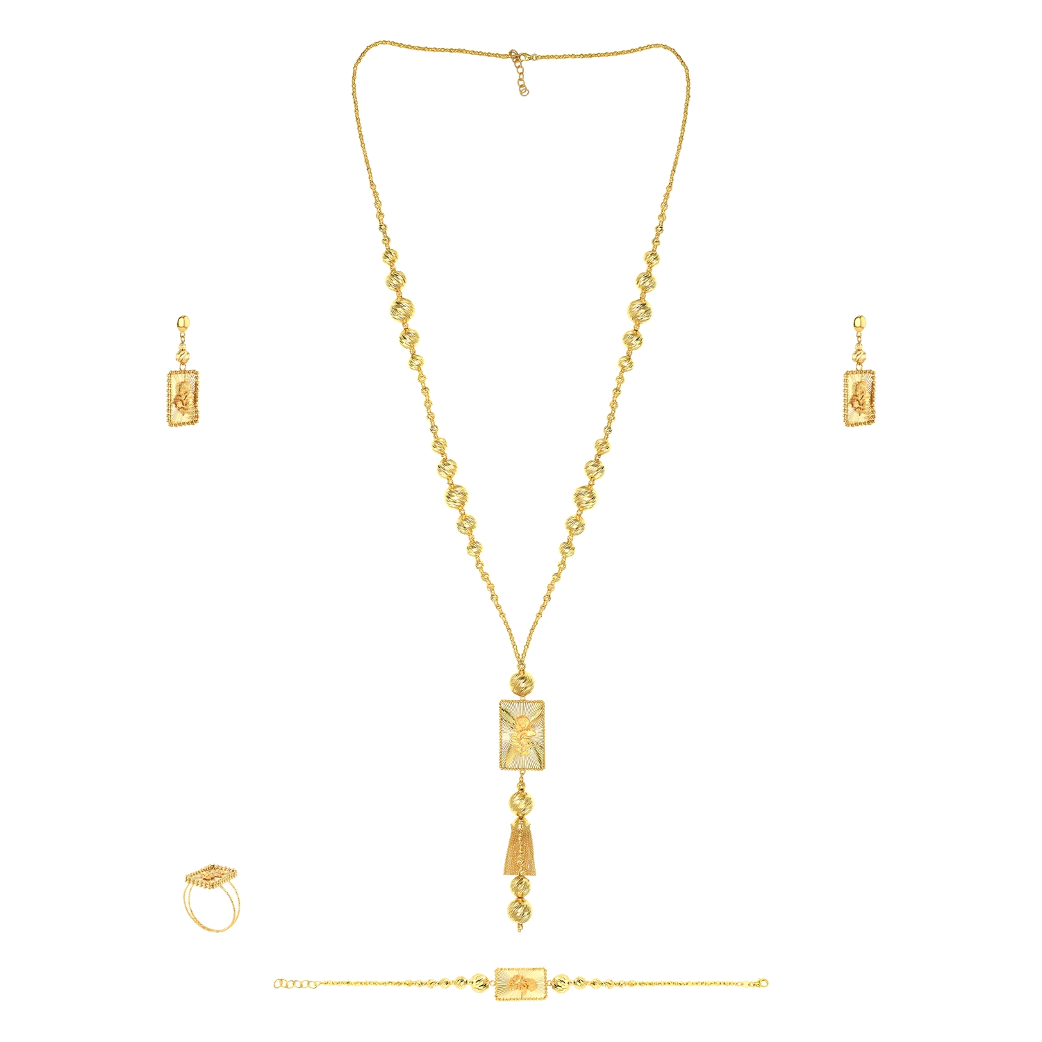 Zahra Heirloom 21K Gold Set