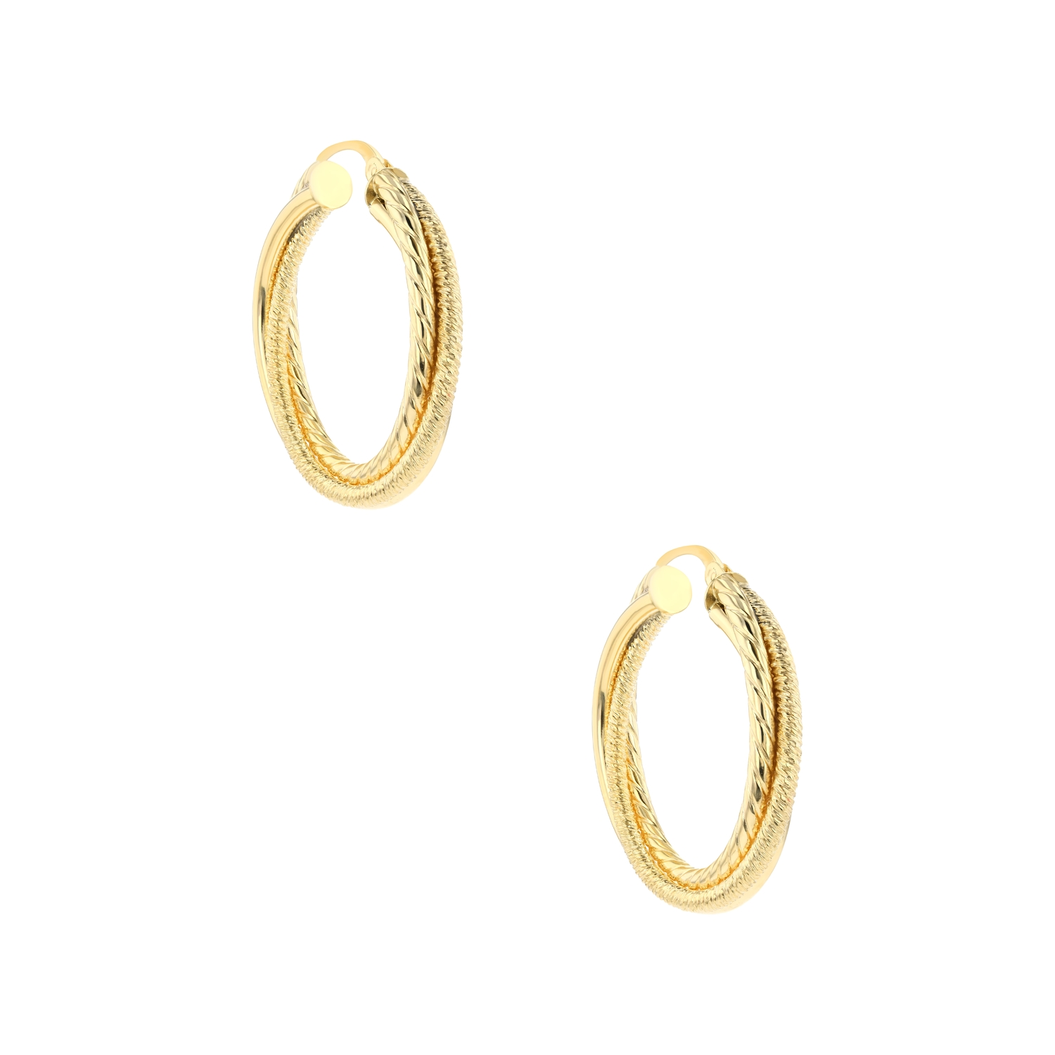 18K Aurelia Twist Gold Earrings