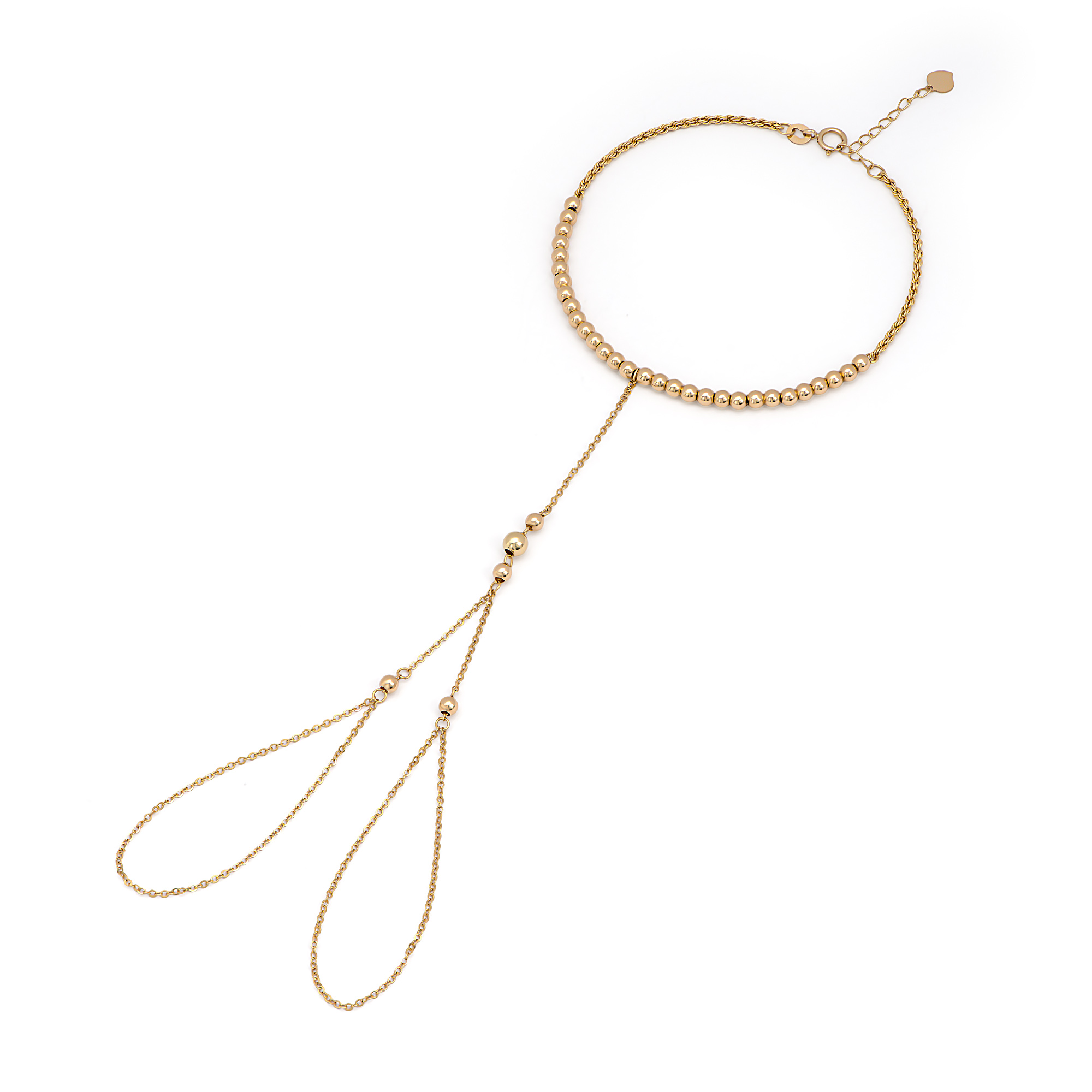 18K UG Gold Finger Bracelet