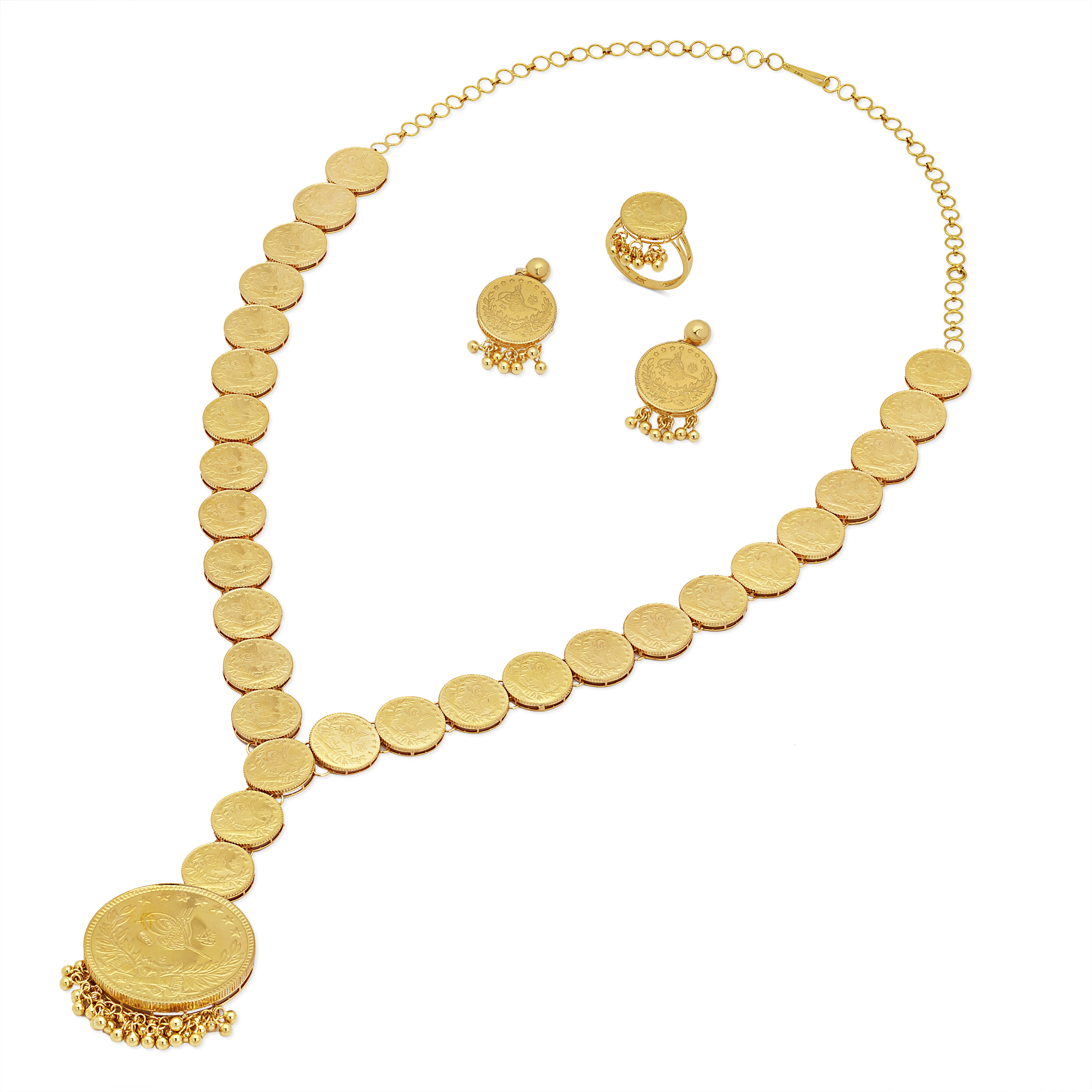 22K Nujood Gold Set from Khazeena Collection
