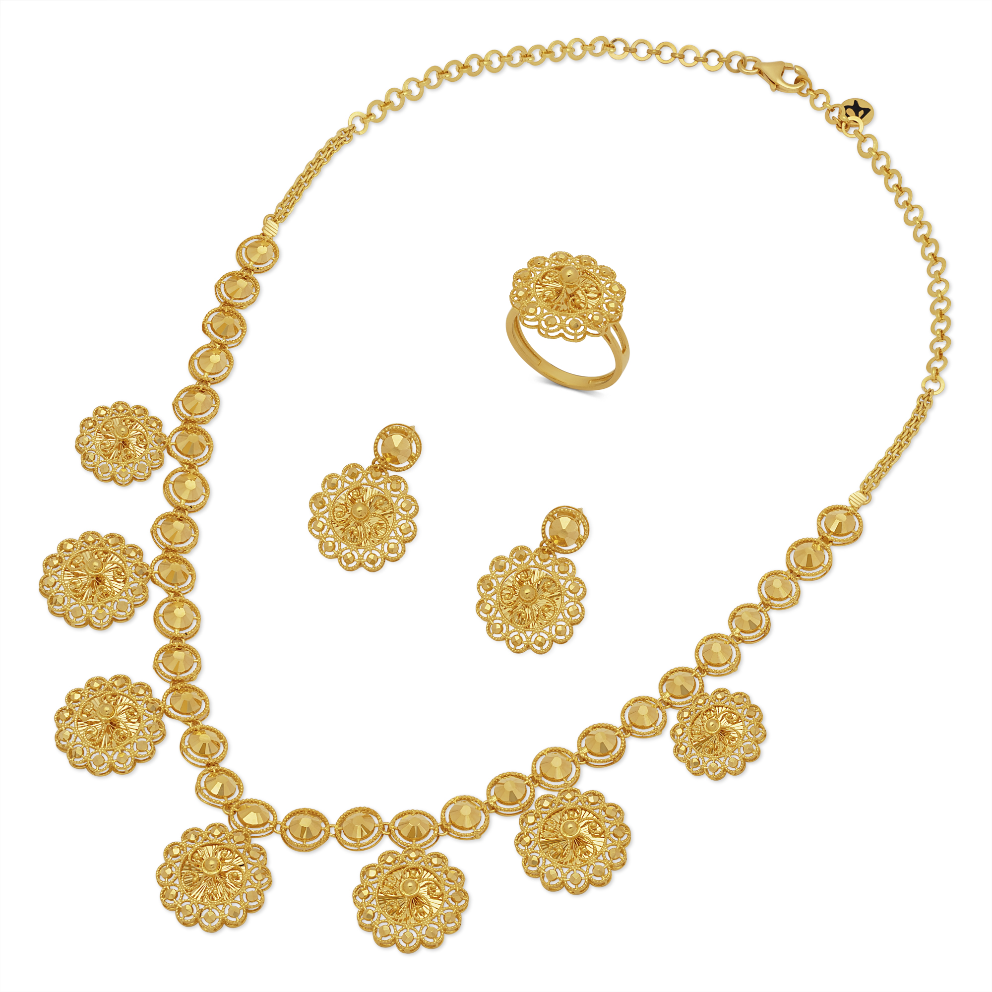 21K Duha Gold Set from Shamsa Collection
