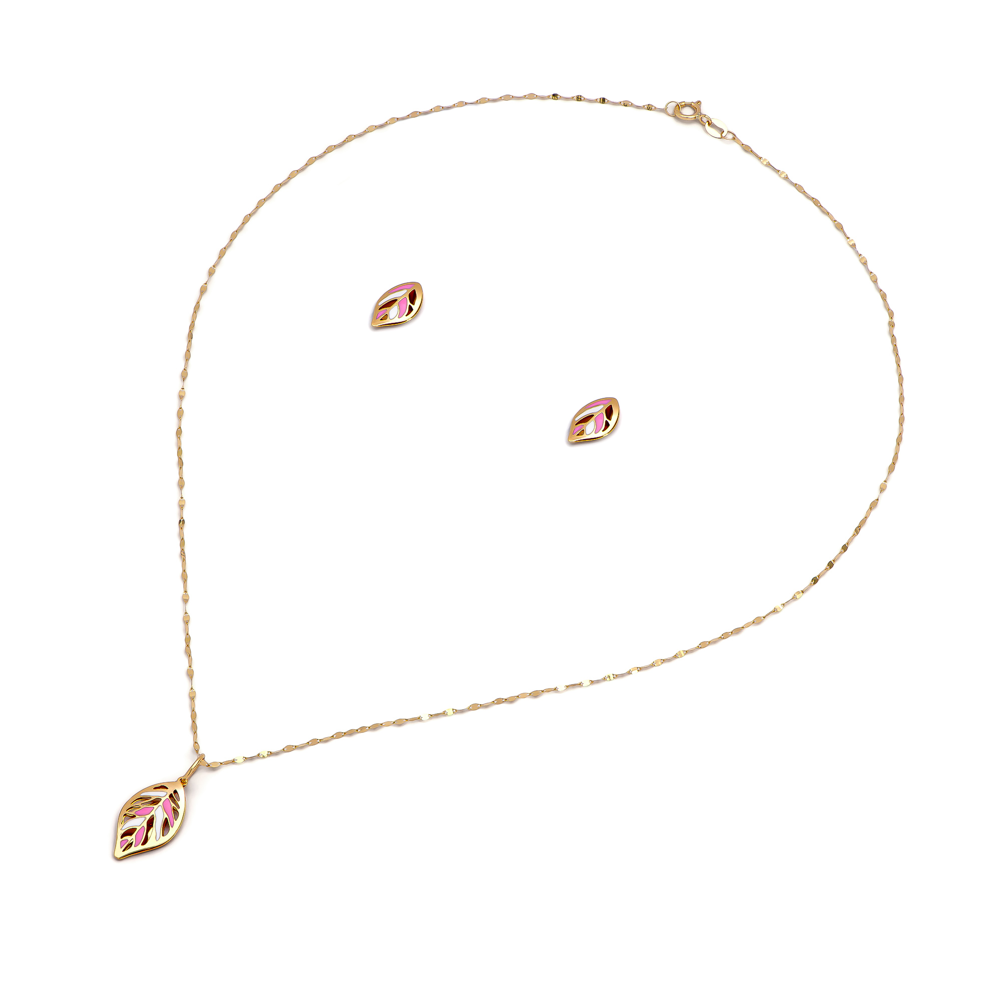 طقم سيريلِس ذهب عيار 18