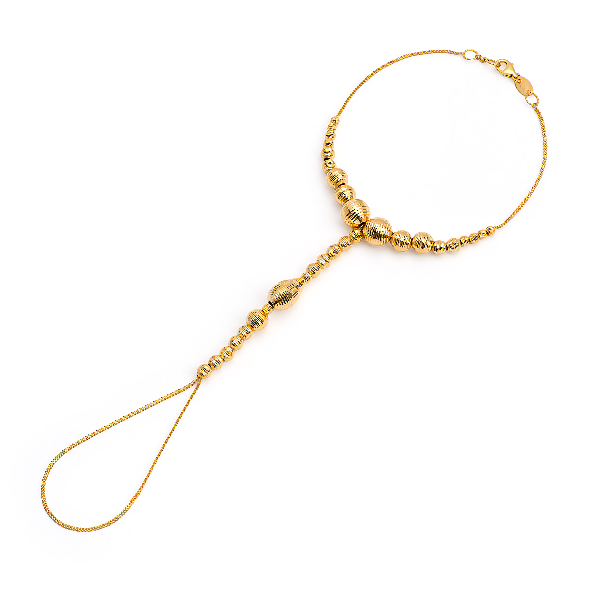 21K Sandu Gold Bracelet-Ring