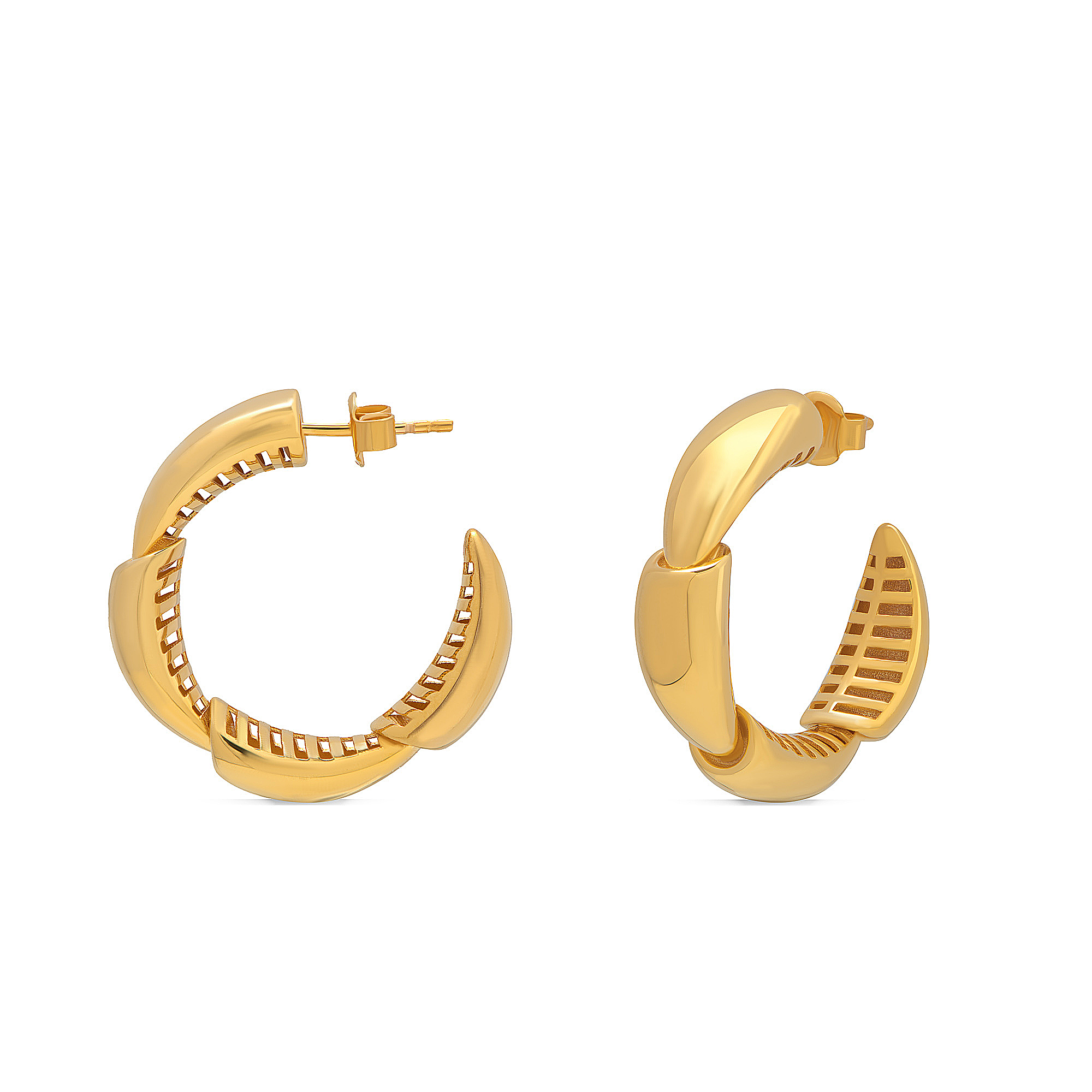 21K Barun Gold Earrings