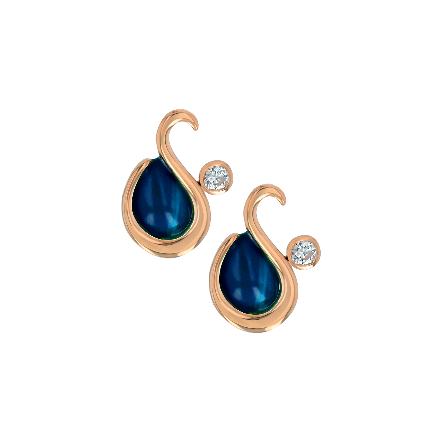 Nai Blue Diamond Earrings