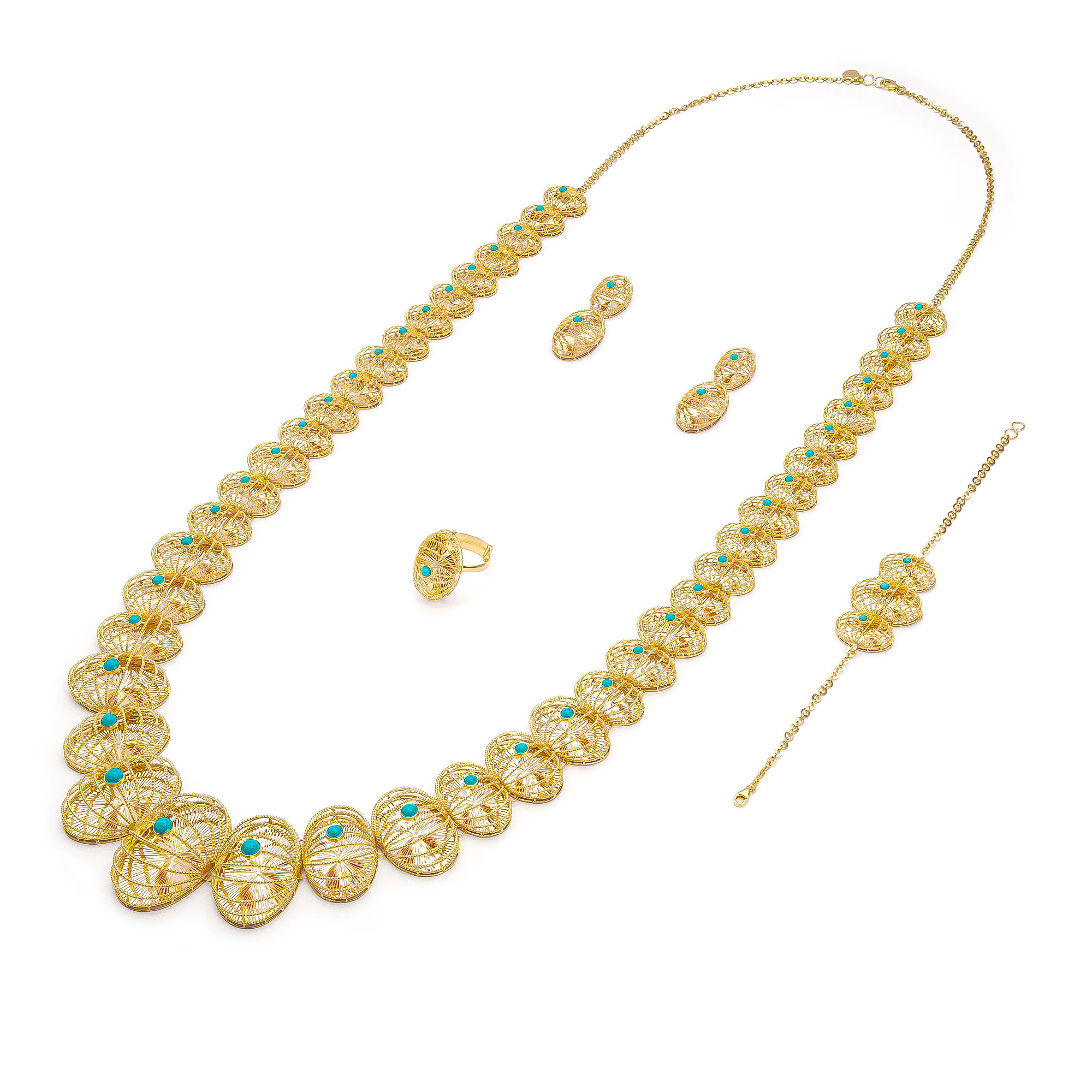 21K Traditional Gold Set from Infinity Collection