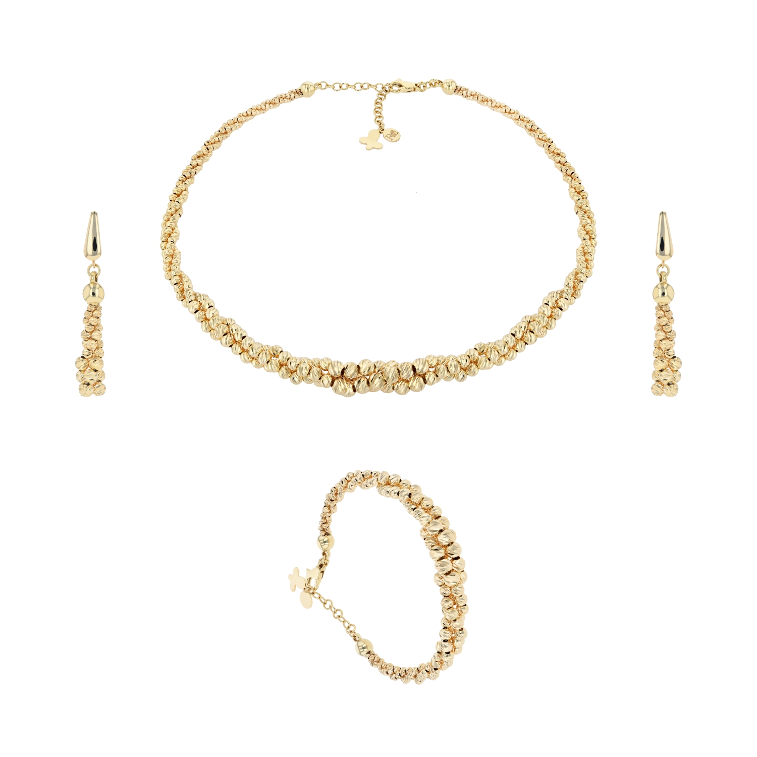 Lustry 18K Gold Necklace Set