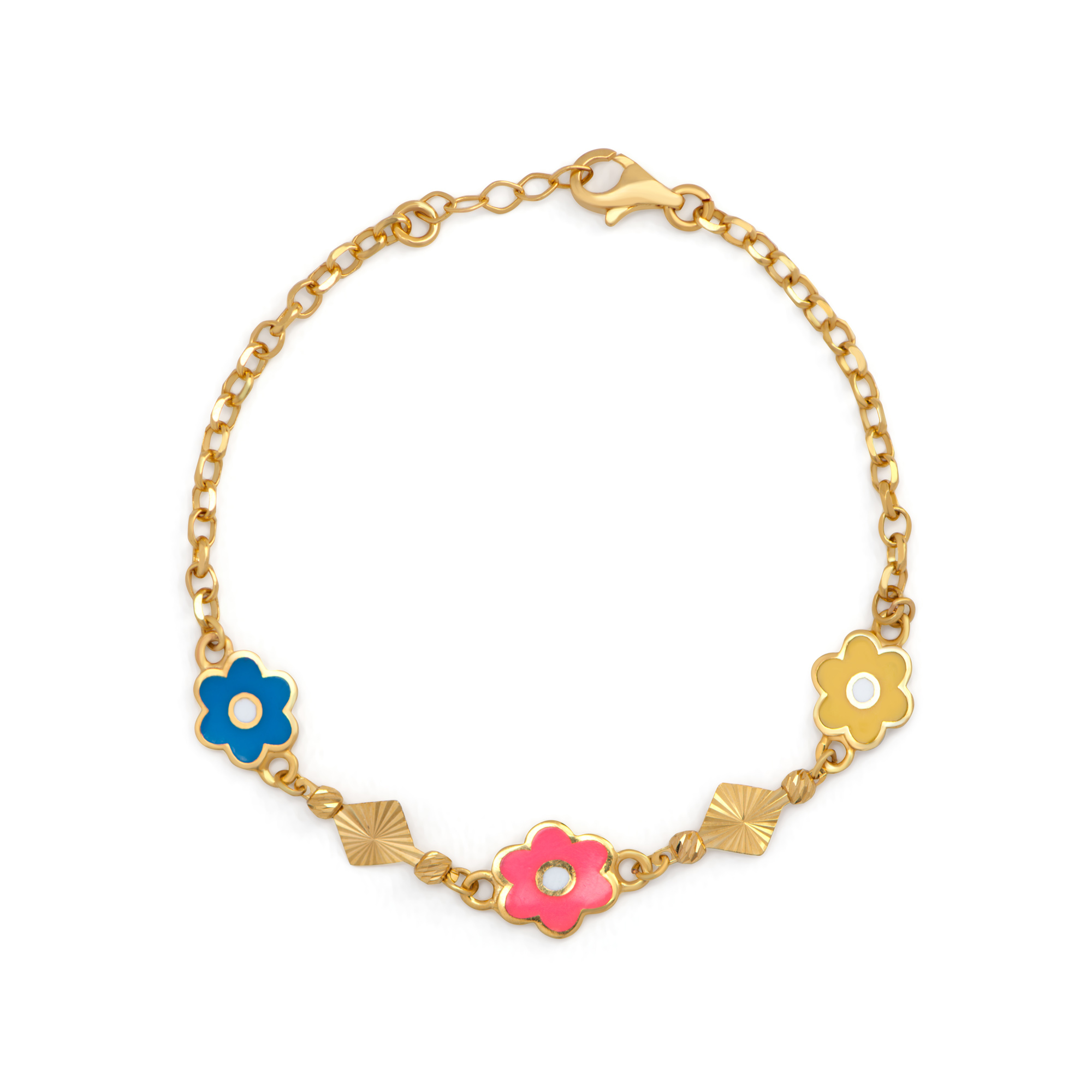21K Nargis Kids Gold Bracelet