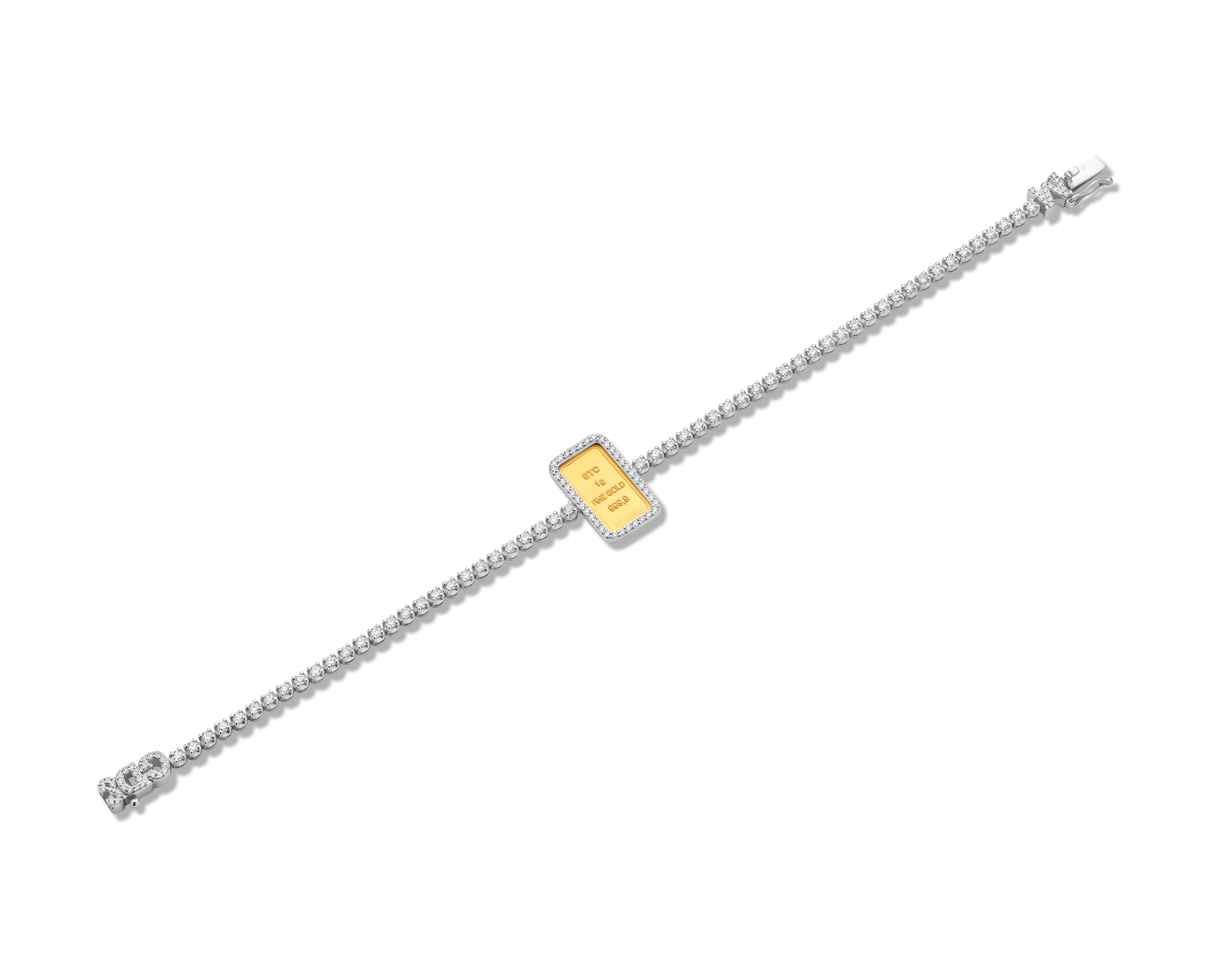 BullionFit Gold Bar Diamond Bracelet Frame