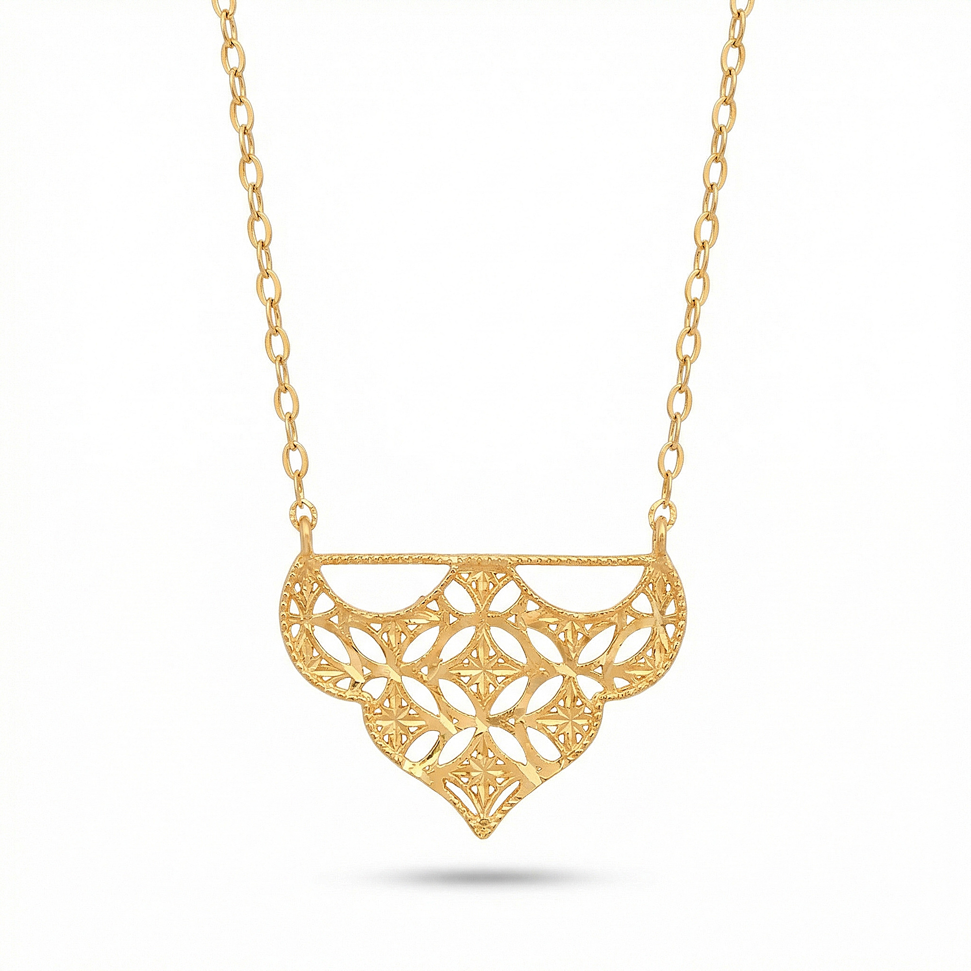21K Naqsh Gold Necklace