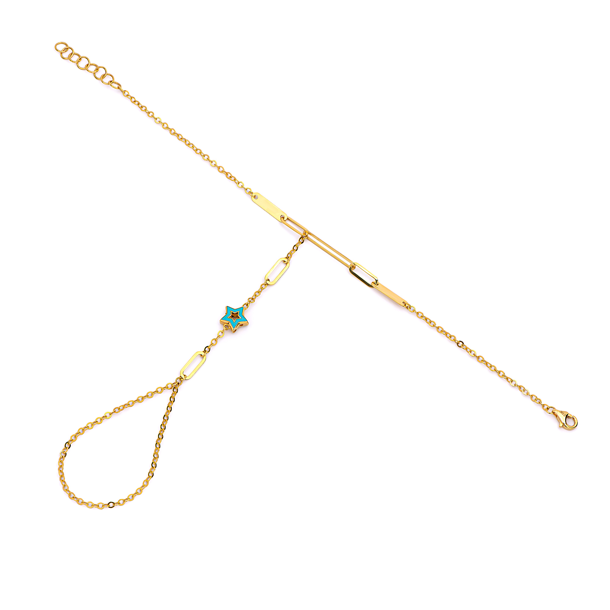 21K Nilara Gold Hand Chain