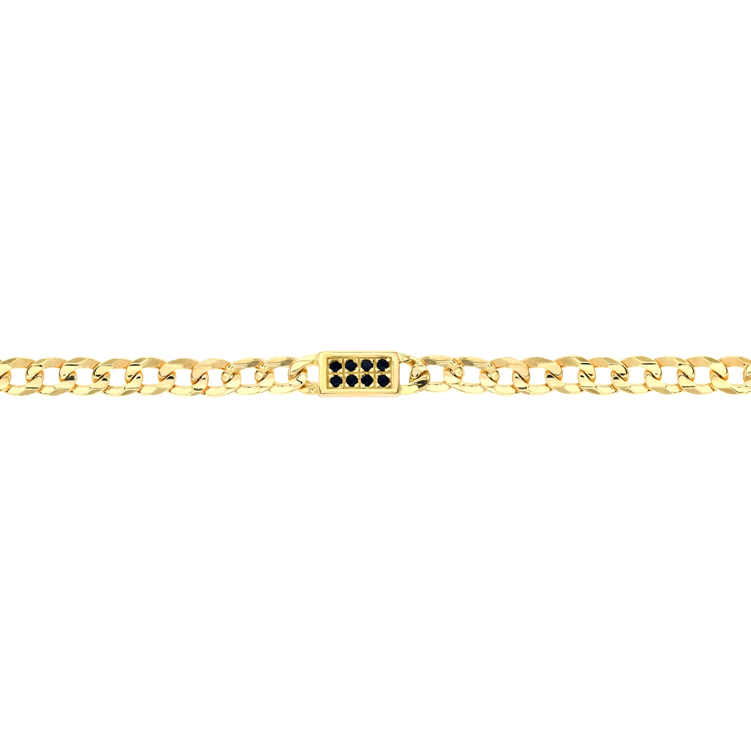 18K Black Eyes Gold Bracelet