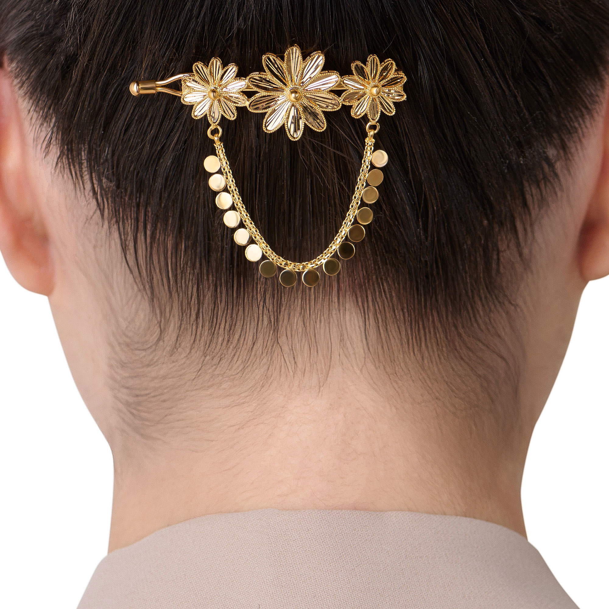21K Traditional Gold Hair Pin from Wardah