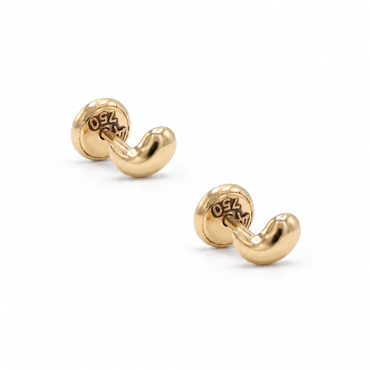 Gold earrings