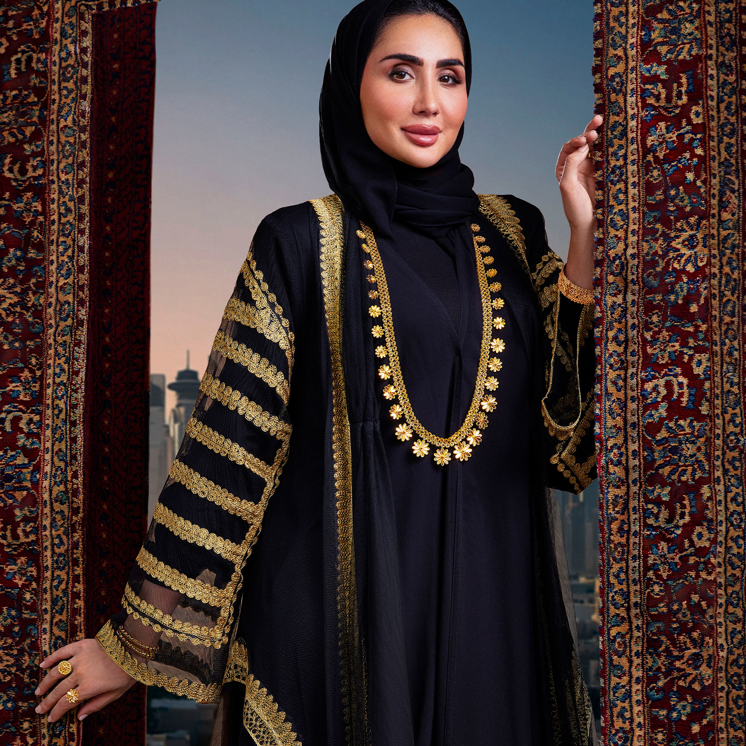 طقم بيتال التراثي ذهب عيار 21