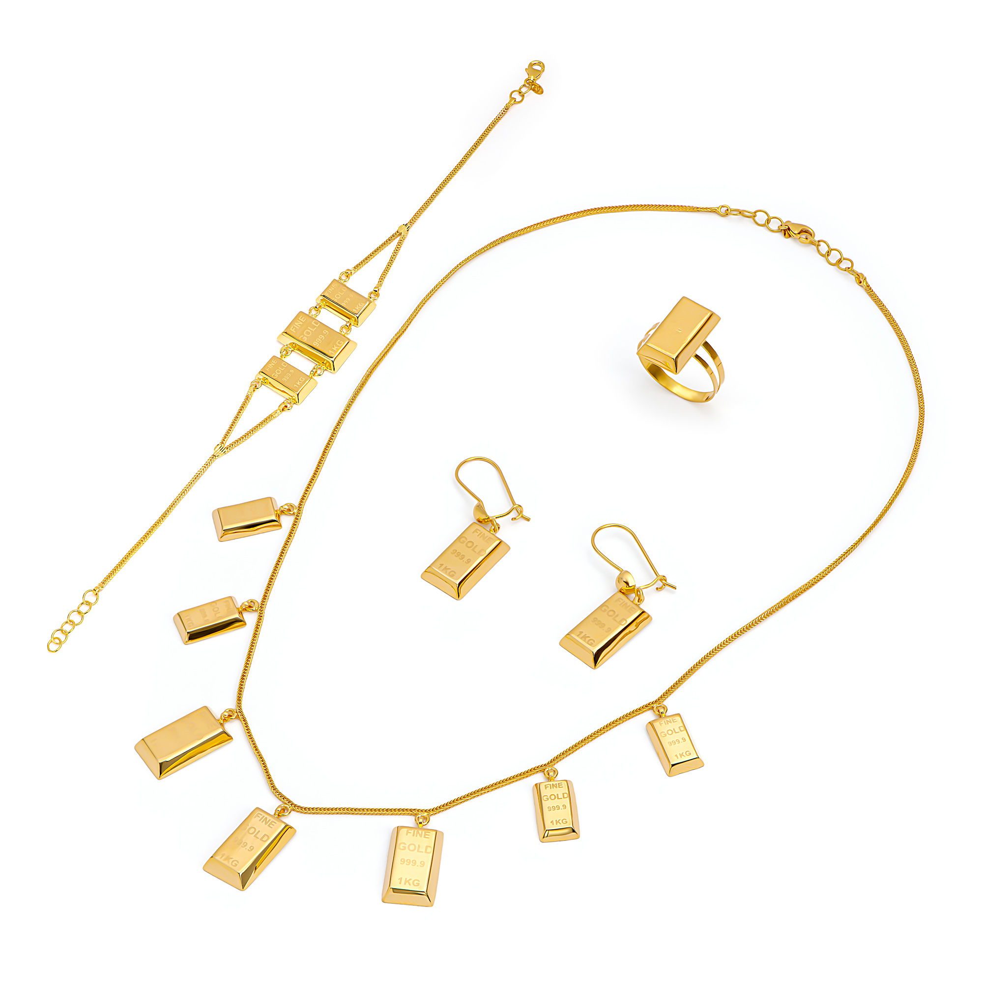 21K Fakhm Gold Set
