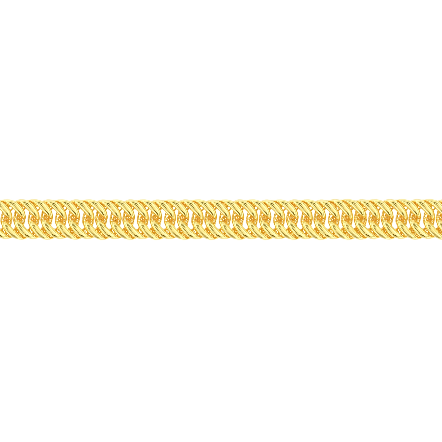 21K Intricate Link Gold Bracelet