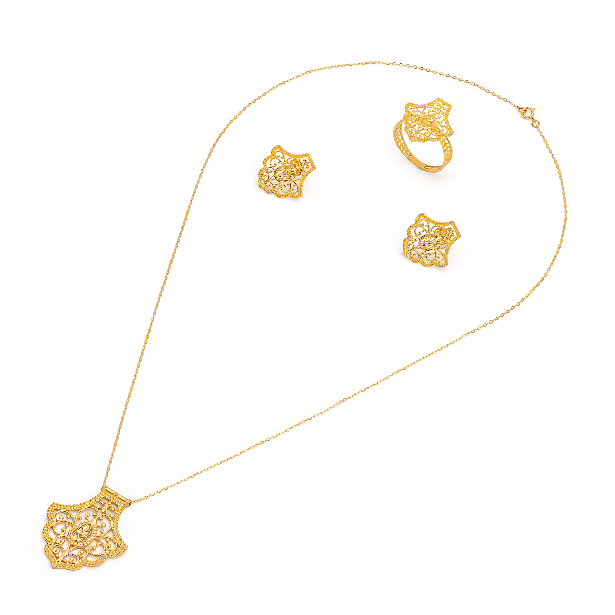 21K Wardeen Gold Set