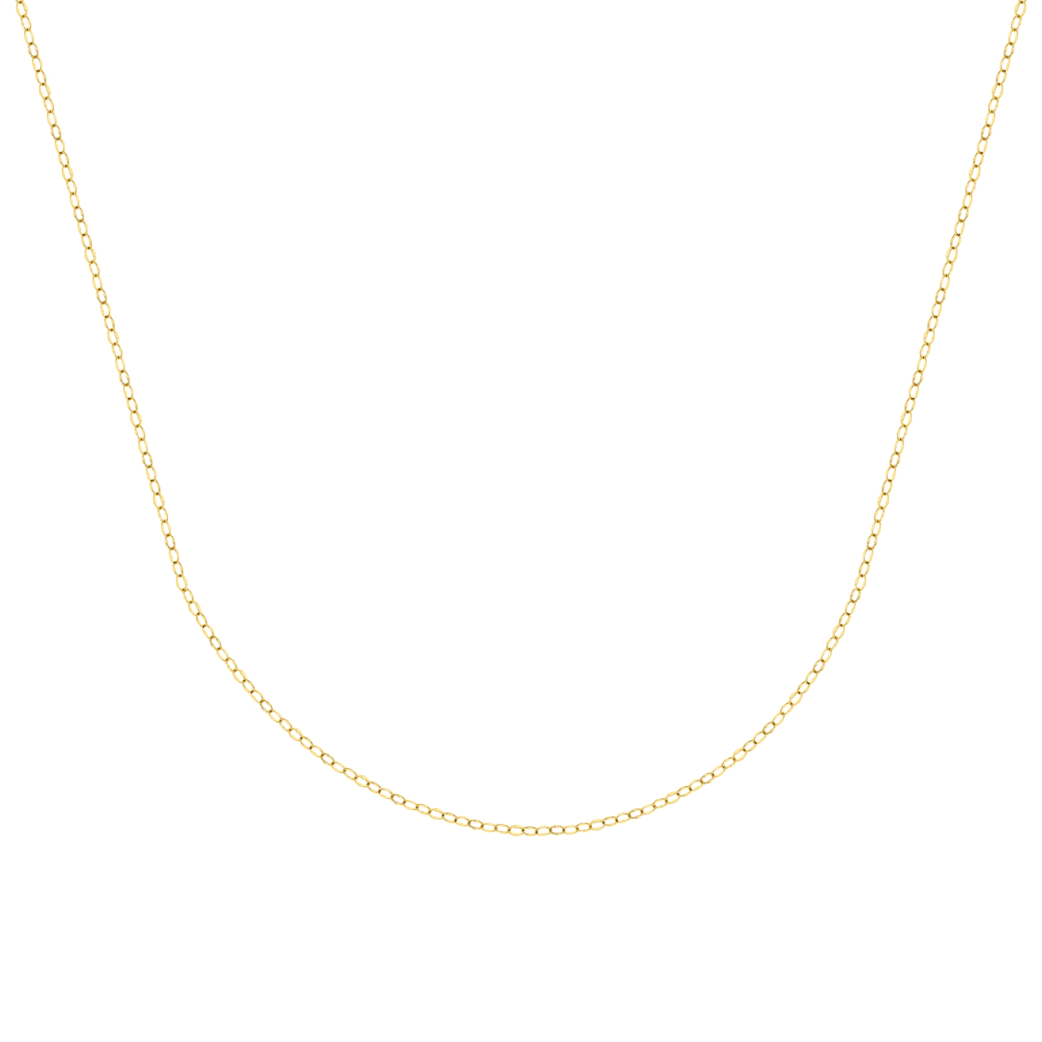 18K Bagel Gold Chain