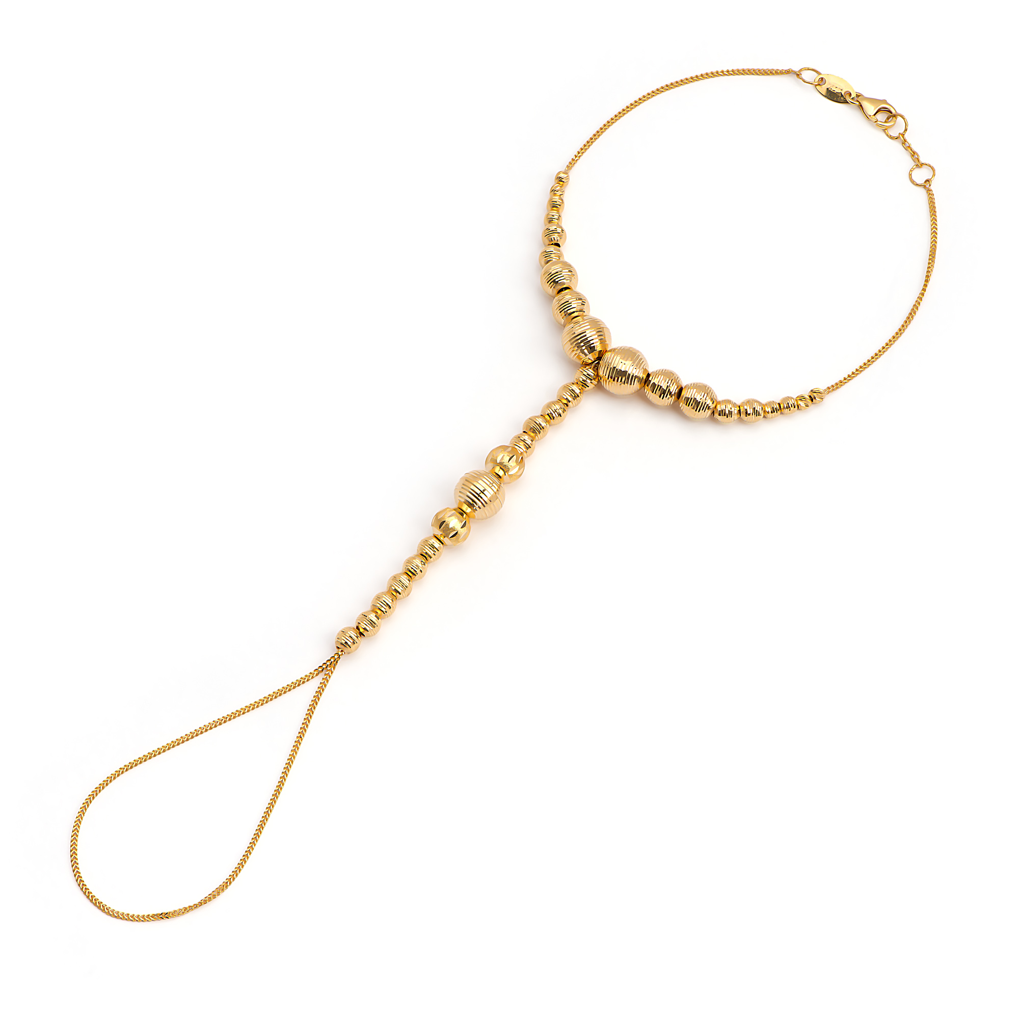 21K Basi Gold Bracelet-Ring