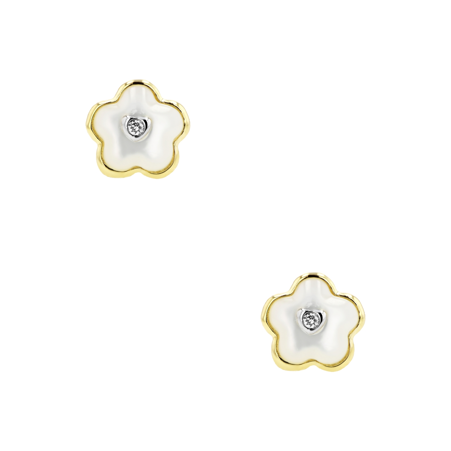 0.01CT Diamond Earring