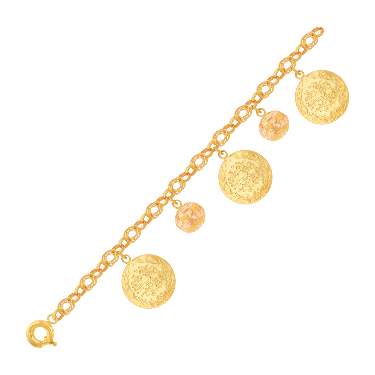 21K Traditional Gold Bracelet