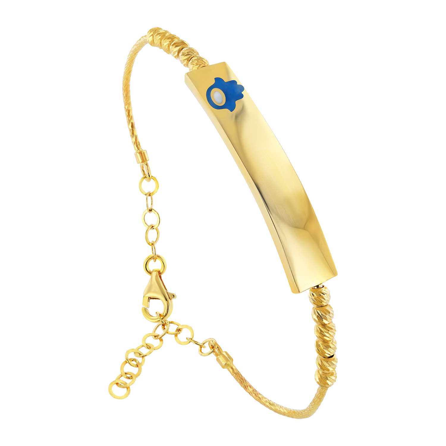 21K Gold Hamsa Kids Bracelet