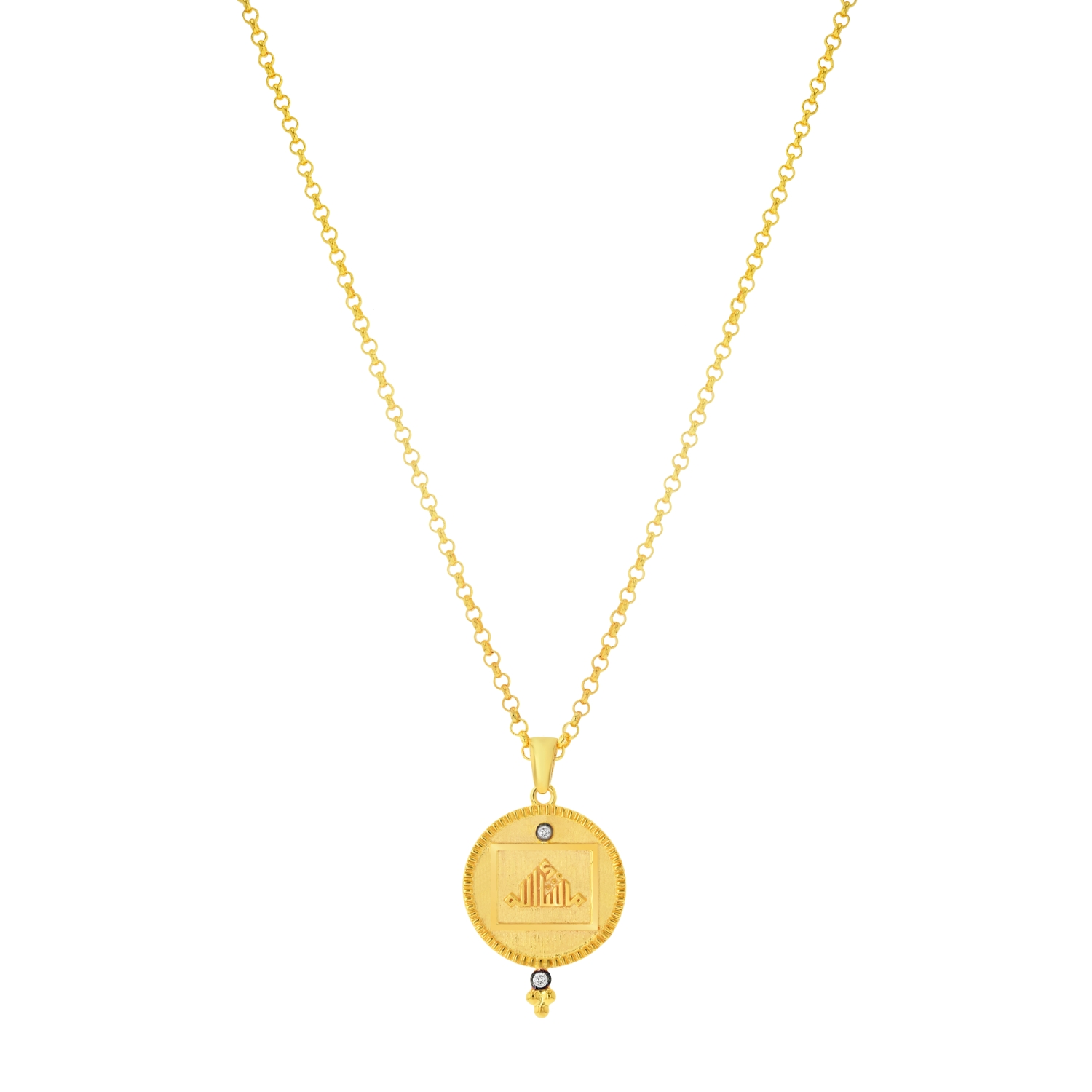 21K Traditional Gold Pendant