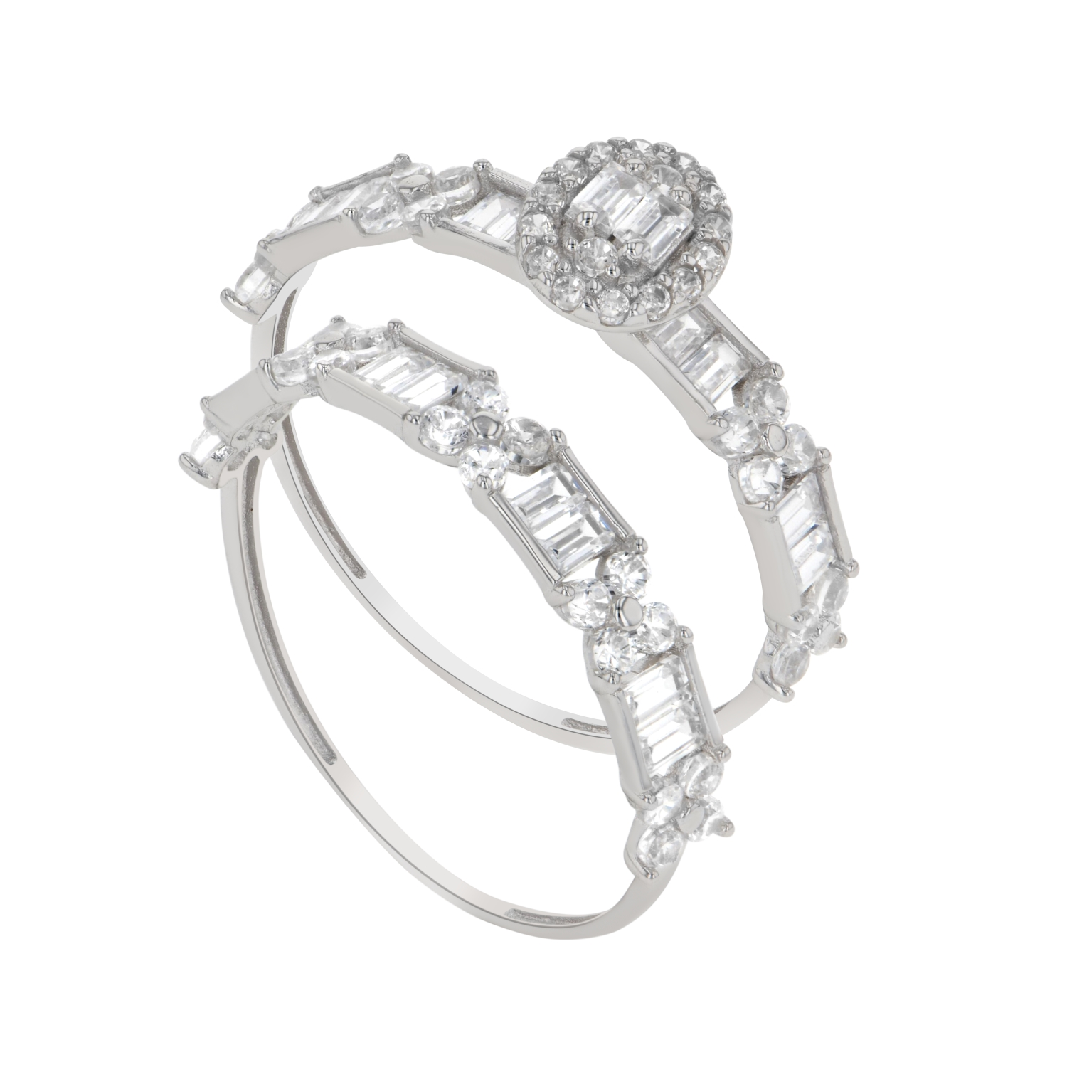 18K Twins Gold Ring