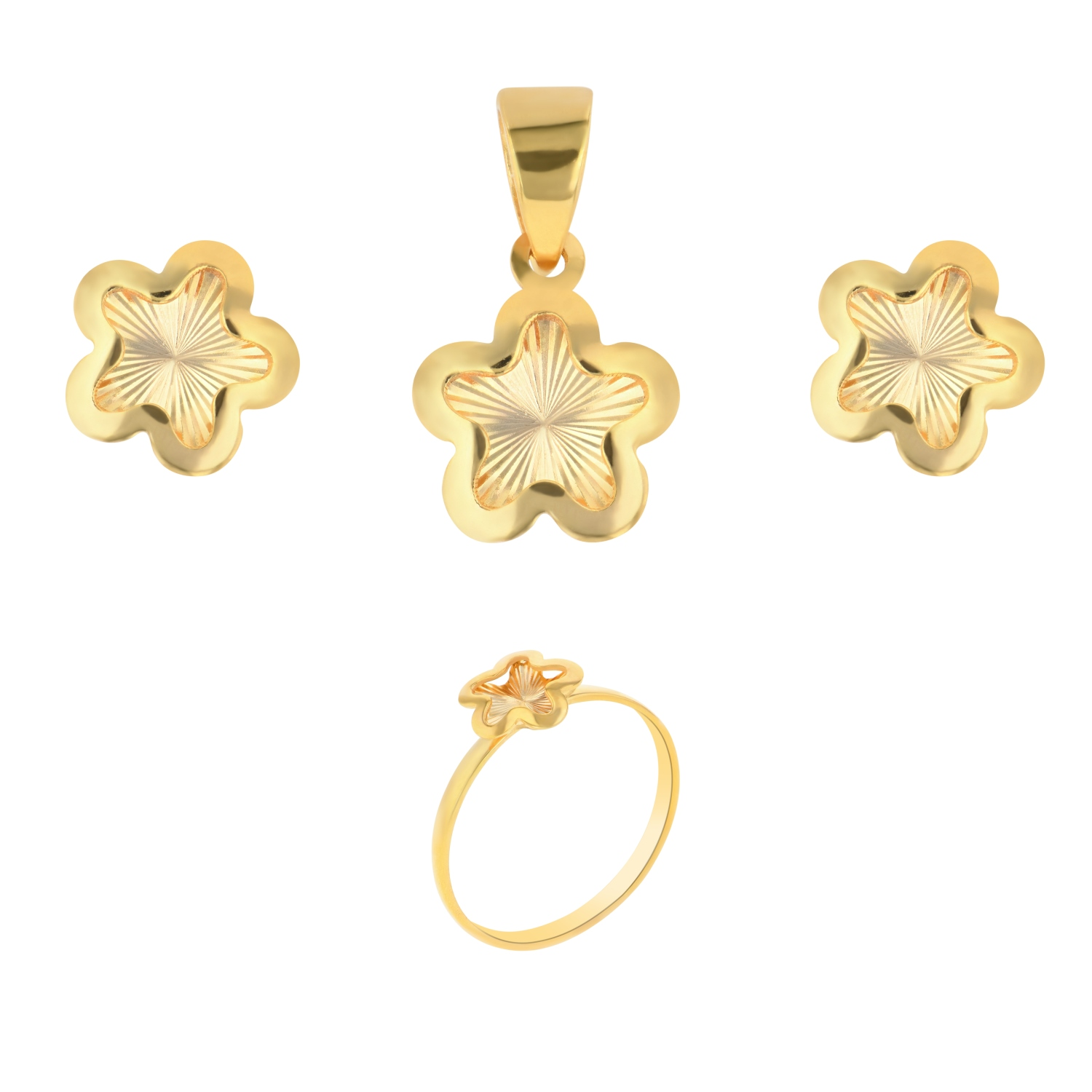 21K Kids' Gold Pendant Set