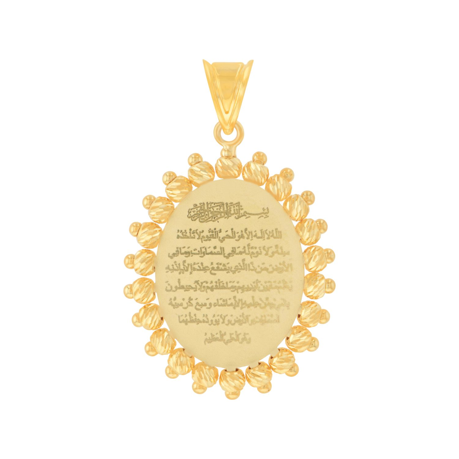 21K Traditional Gold Pendant