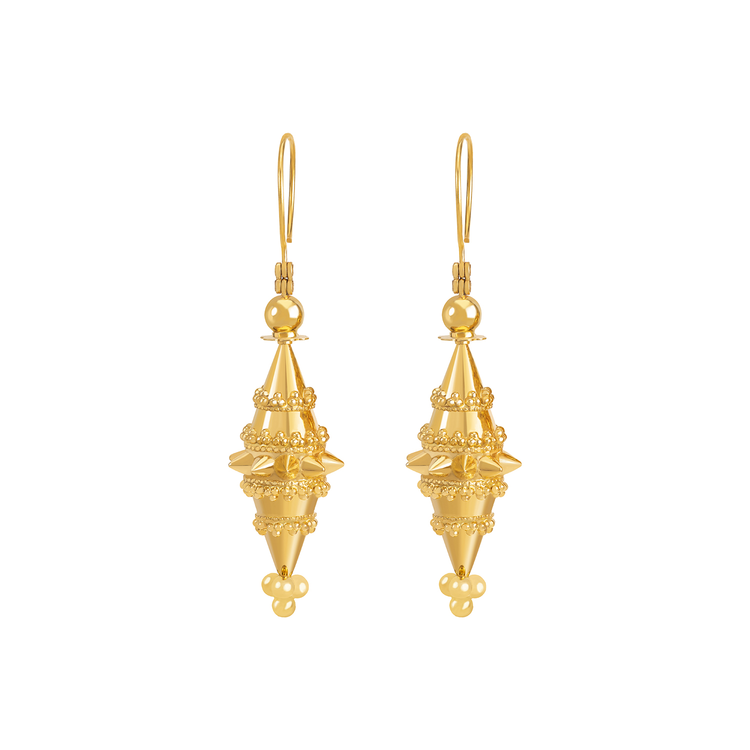 21K Traditional Gold Earring