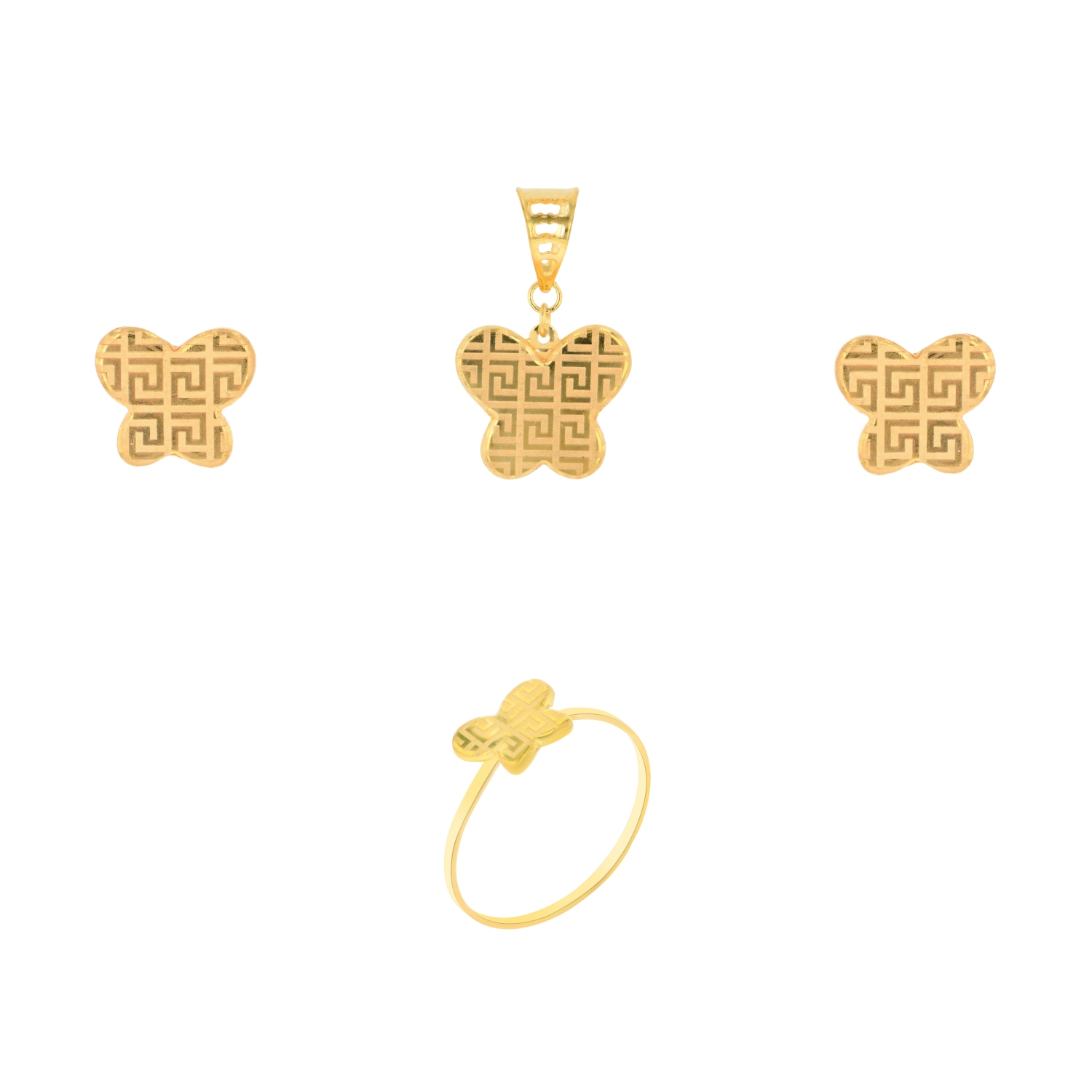 21K Kids' Gold Pendant Set